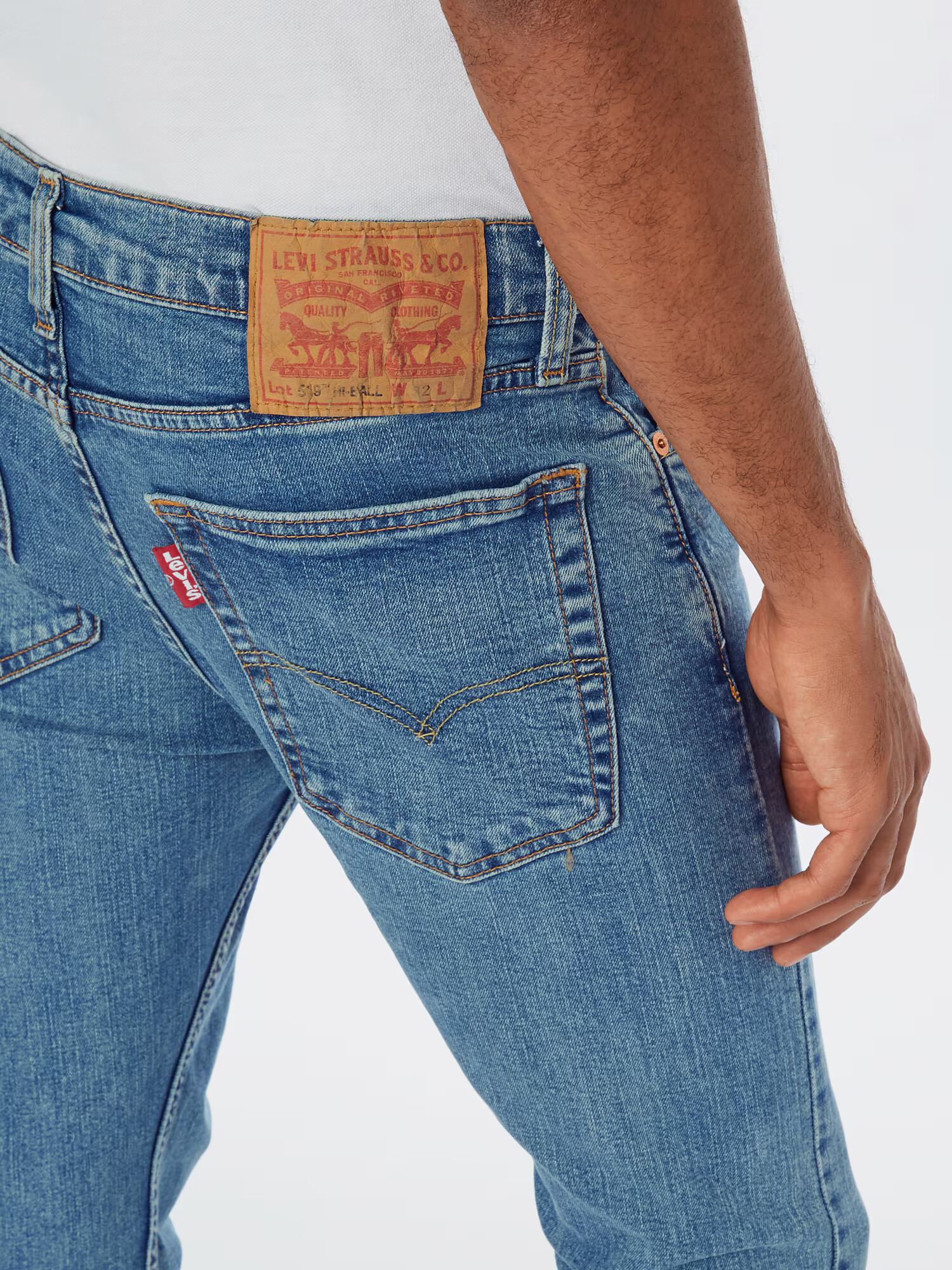 LEVI'S Džínsy 'SKINNYHIBALLROLL' modrá denim - Pepit.sk