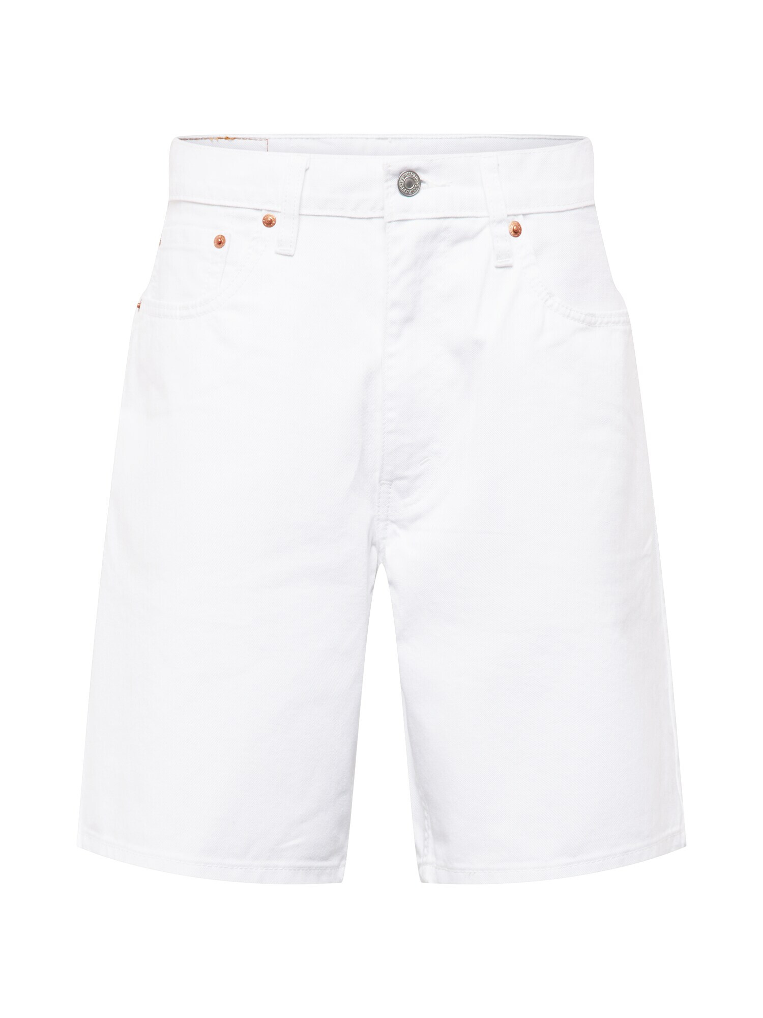 LEVI'S Džínsy 'STAY BAGGY SHORT' biely denim - Pepit.sk