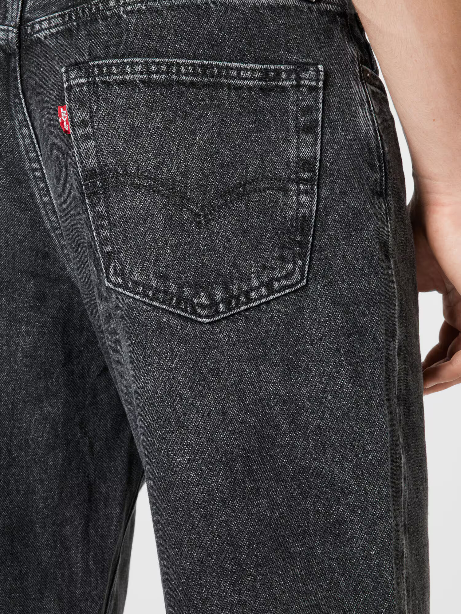 LEVI'S Džínsy 'STAY LOOSE TAPERED CROP' čierna - Pepit.sk