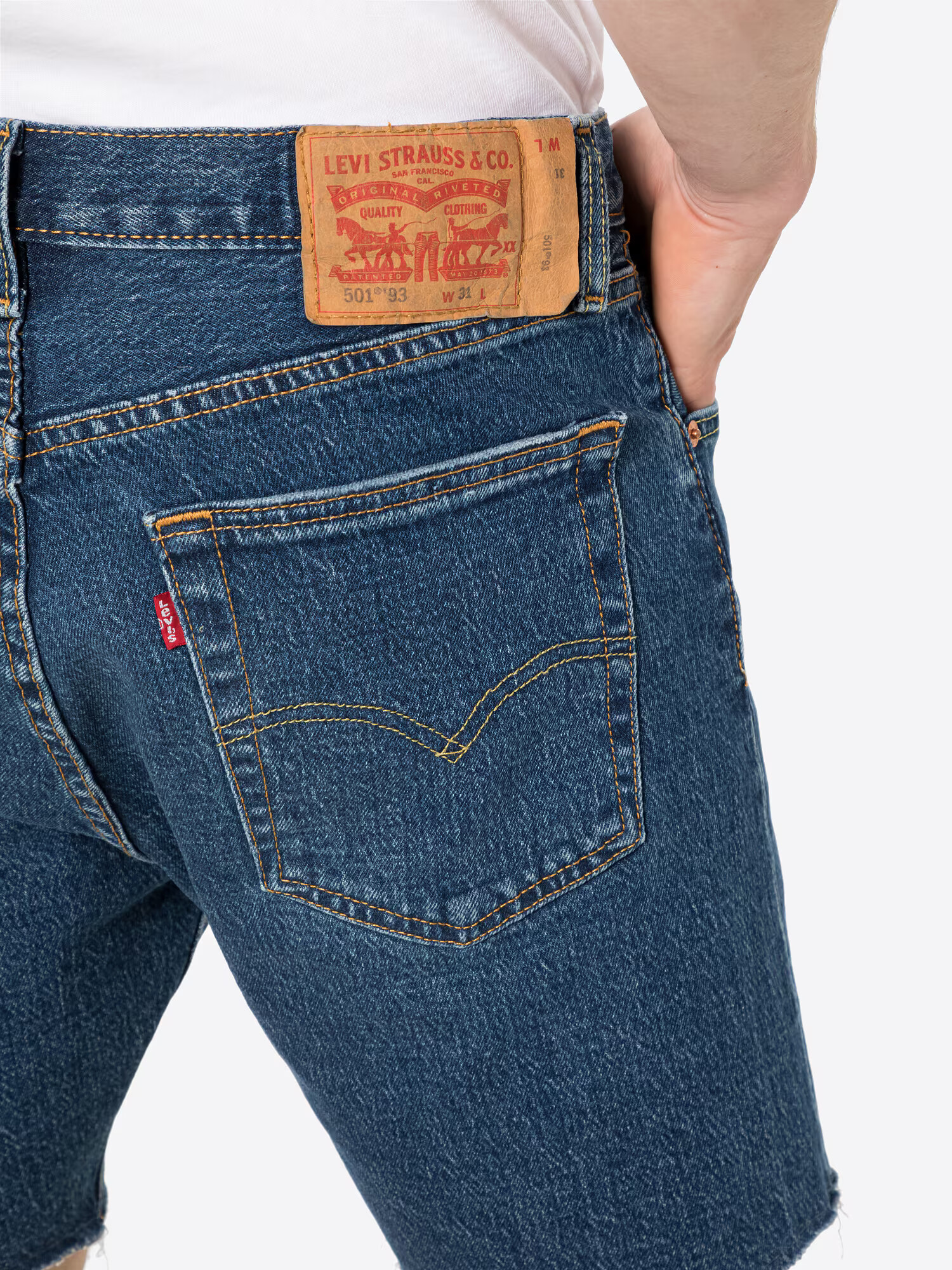 LEVI'S Džínsy '501 93 SHORTS' tmavomodrá - Pepit.sk