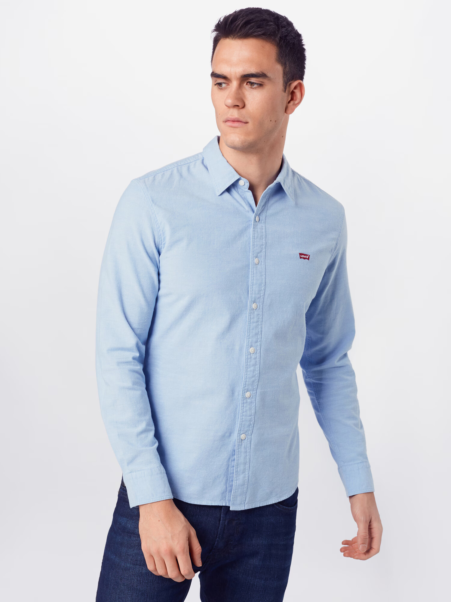 LEVI'S ® Košeľa 'LS BATTERY HM SHIRT SLIM BLUES' svetlomodrá - Pepit.sk