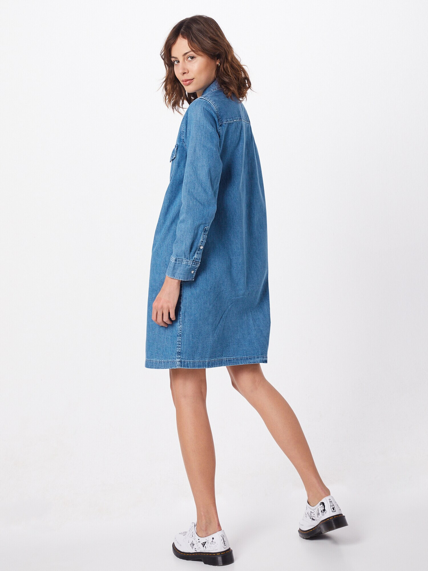 LEVI'S Košeľové šaty 'SELMA DRESS' modrá denim - Pepit.sk