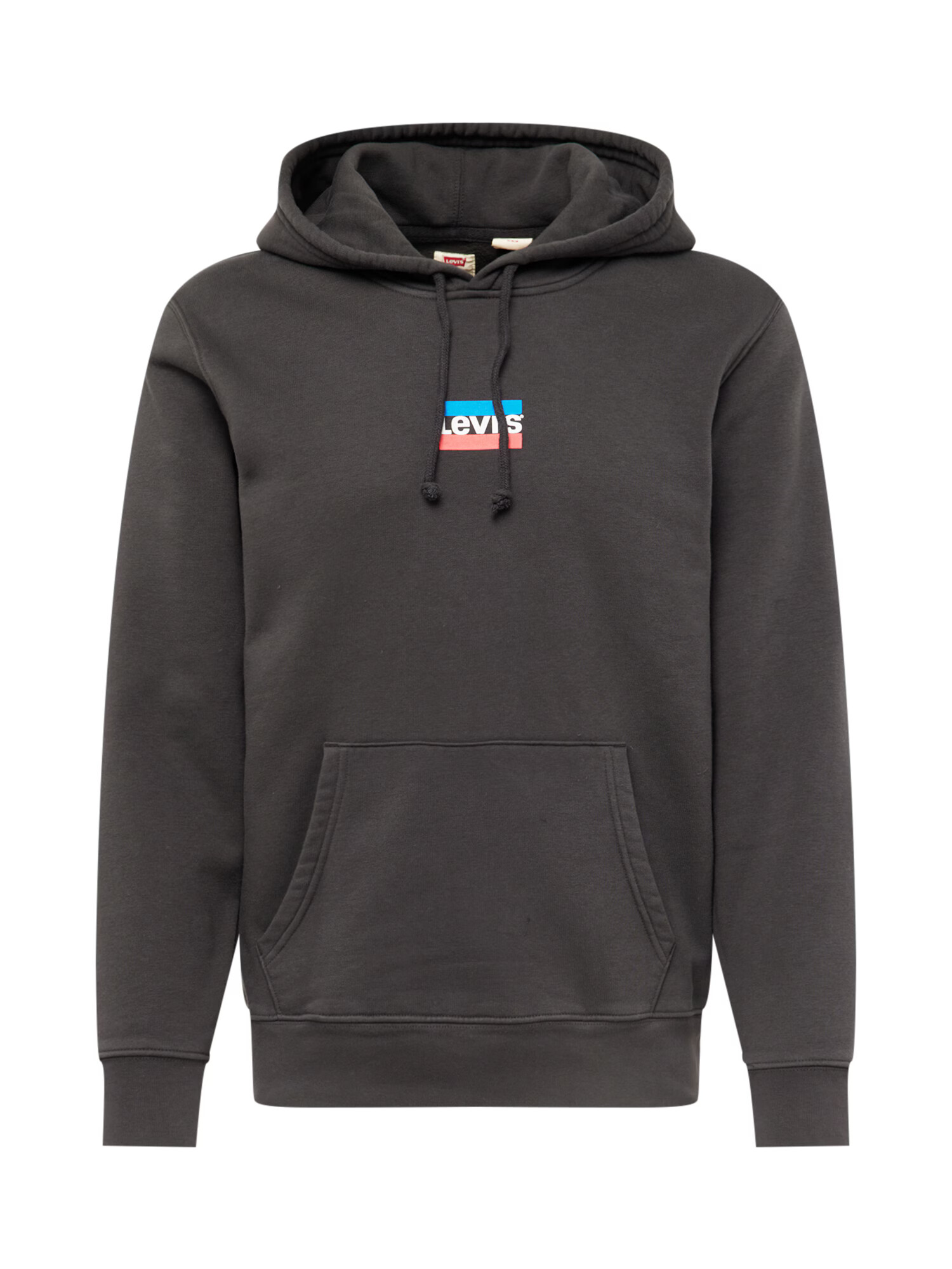 LEVI'S Mikina 'STANDARD GRAPHIC HOODIE MULTI-COLOR' azúrová / svetločervená / čierna / biela - Pepit.sk