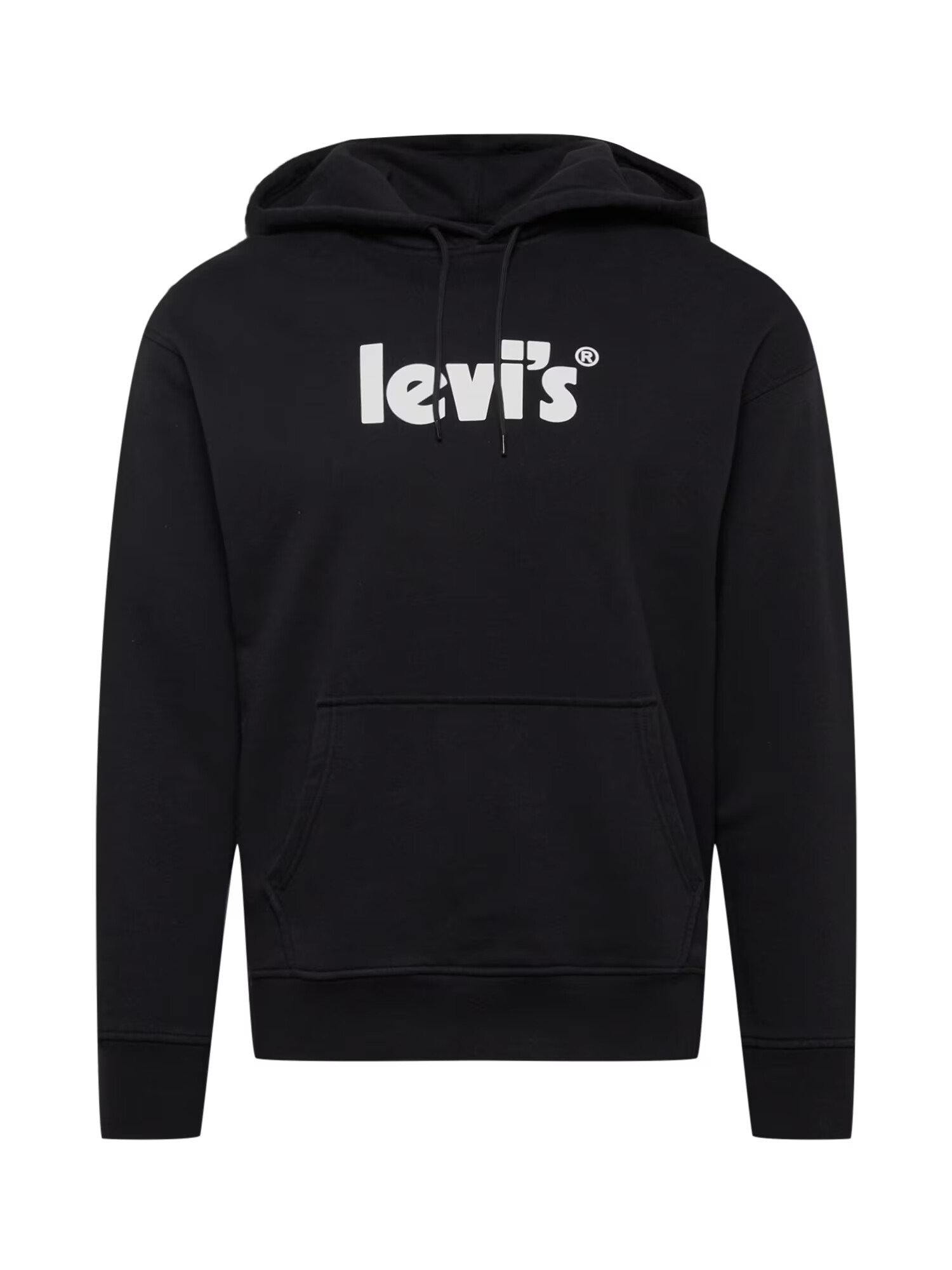 LEVI'S Mikina 'RELAXED GRAPHIC PO BLACKS' čierna / biela - Pepit.sk