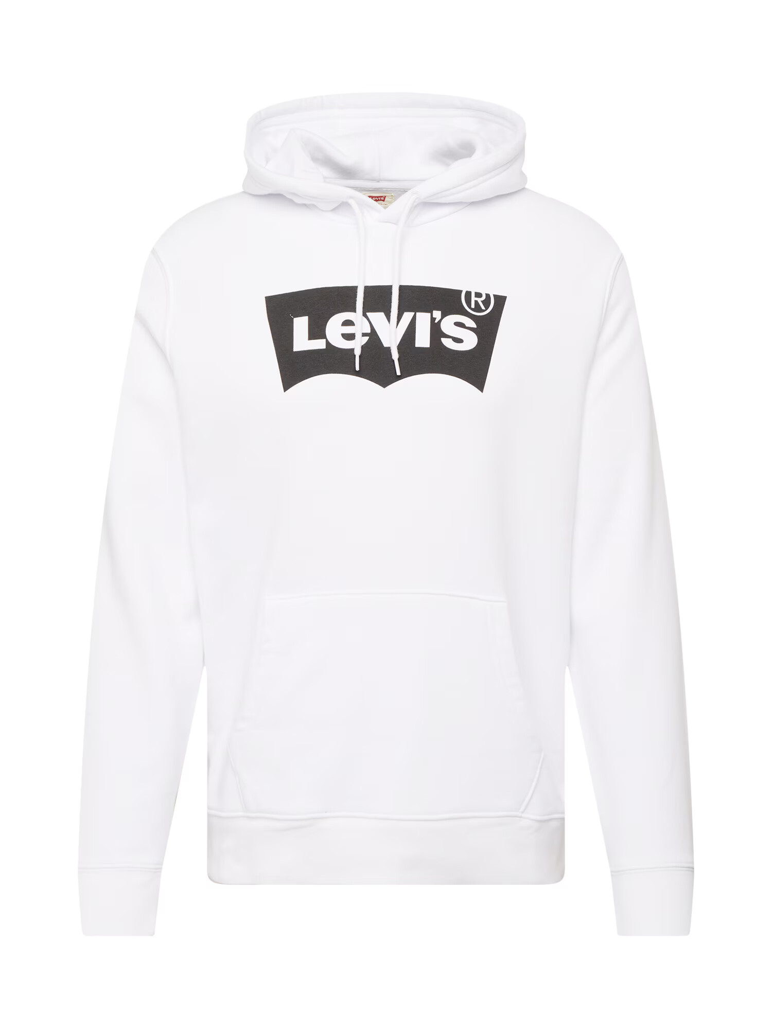 LEVI'S Mikina 'LSE_T3 GRAPHIC HOODIE NEUTRALS' čierna / biela - Pepit.sk