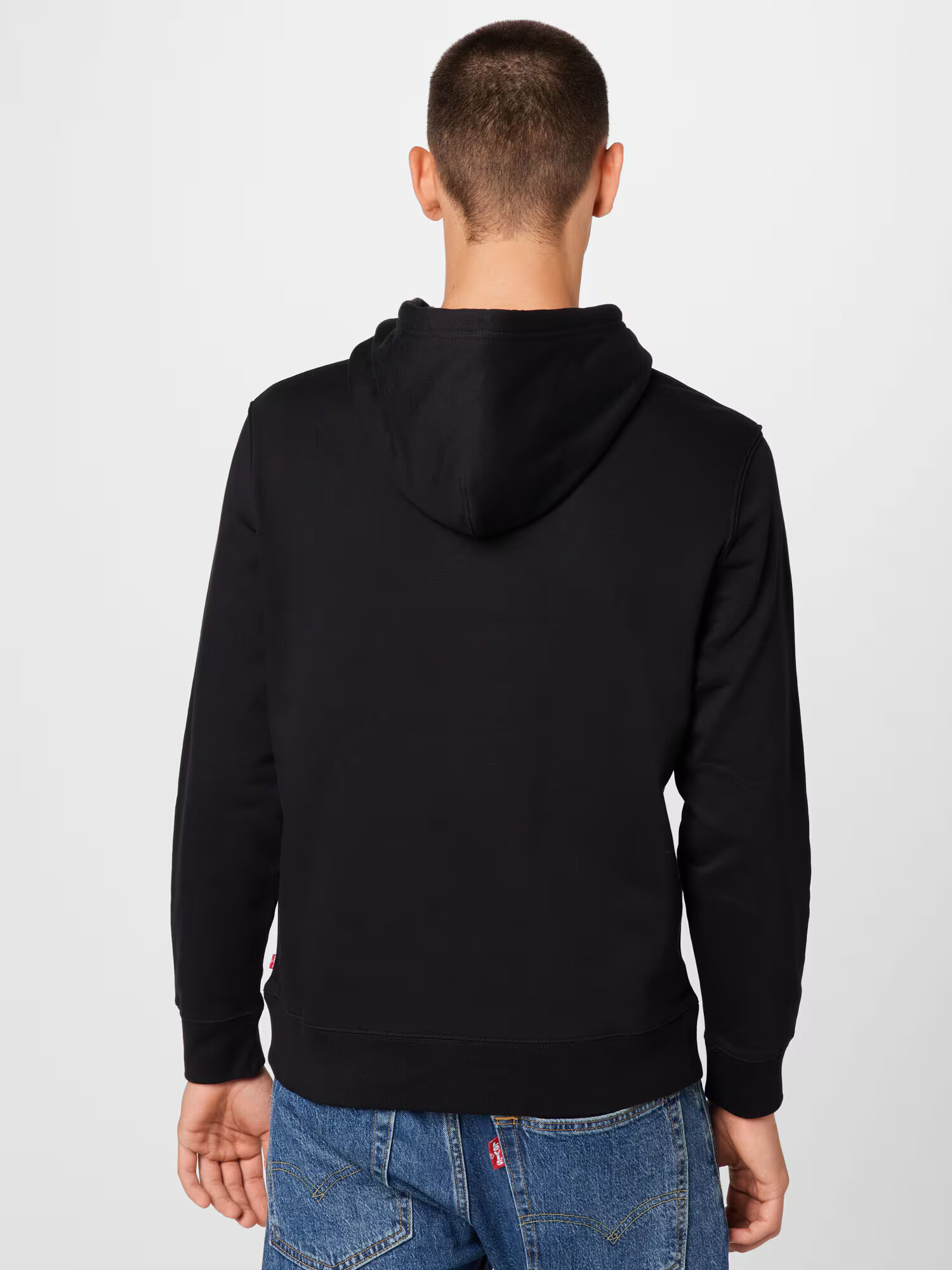 LEVI'S Mikina 'LSE_T3 GRAPHIC HOODIE BLACKS' čierna / biela - Pepit.sk