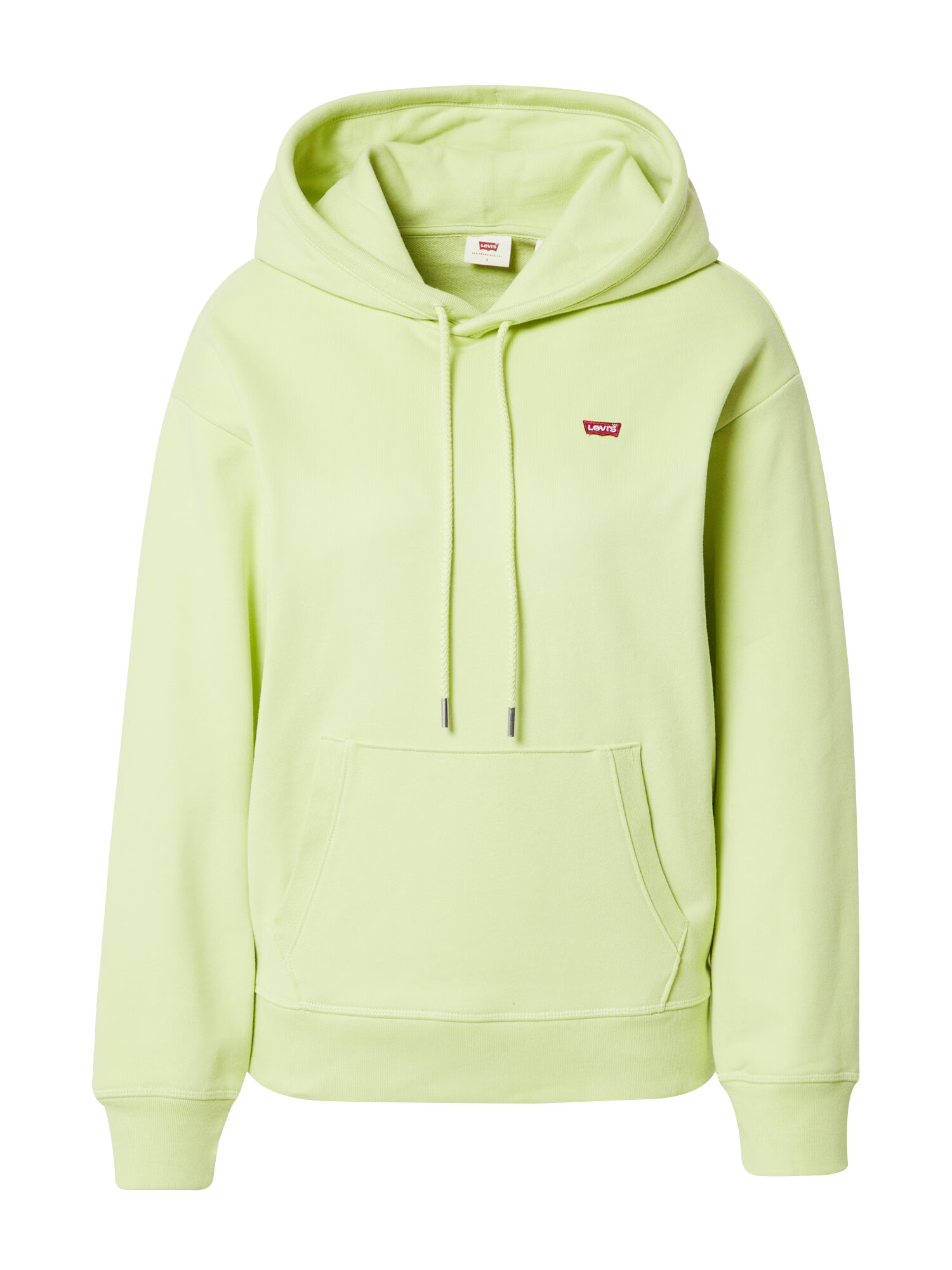 LEVI'S Mikina 'STANDARD HOODIE GREENS' kiwi / červená - Pepit.sk