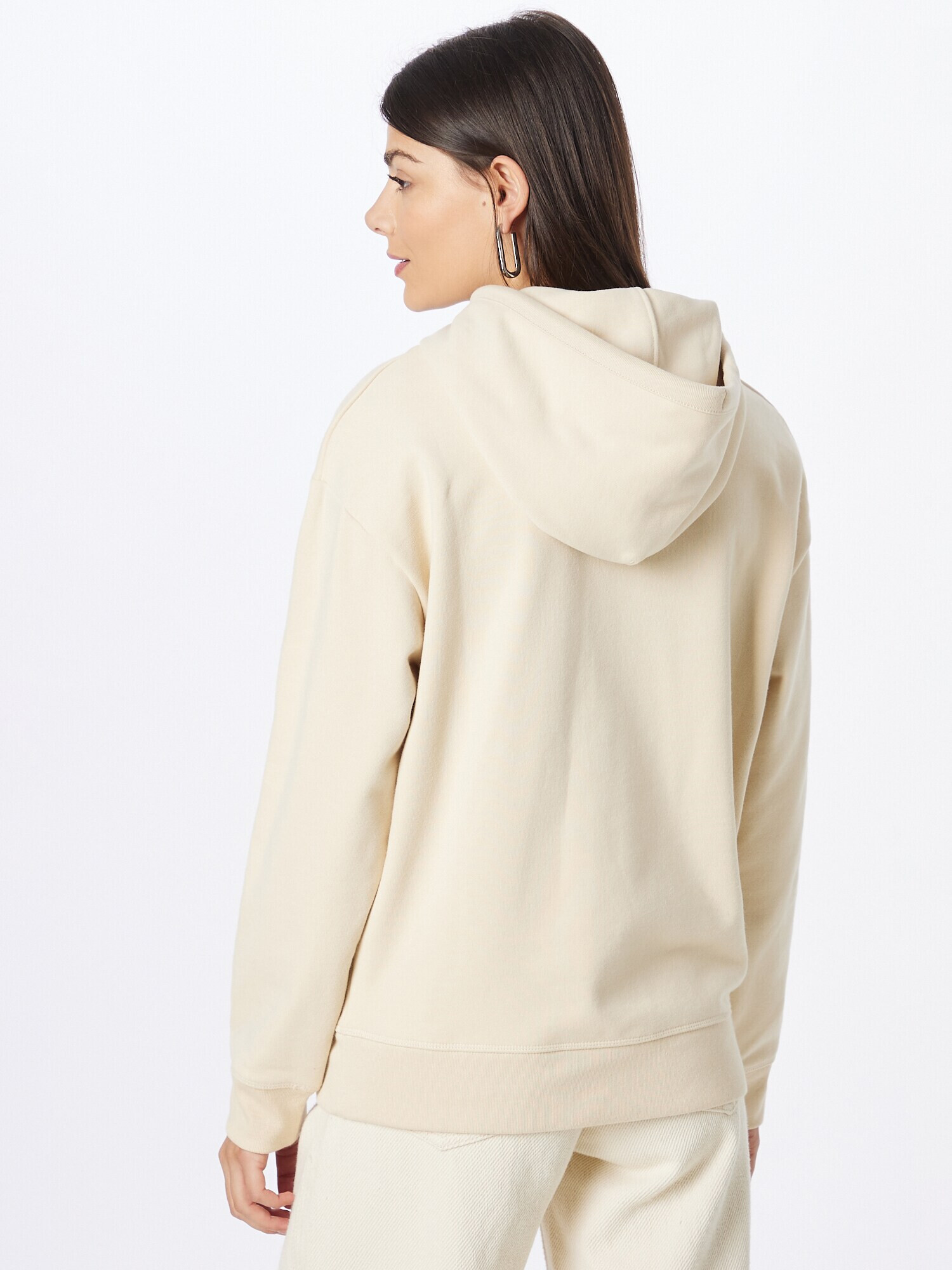 LEVI'S Mikina 'STANDARD HOODIE NEUTRALS' krémová / červená / biela - Pepit.sk