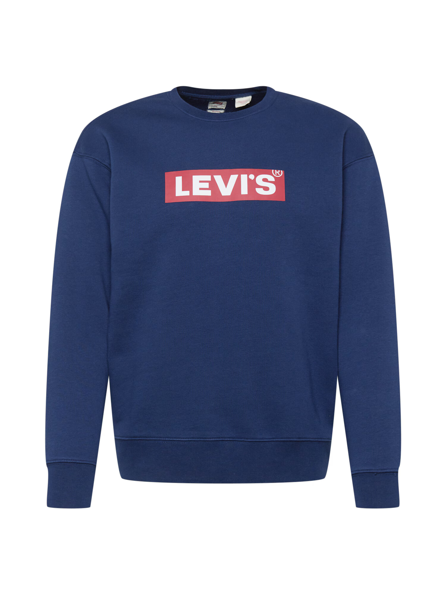 LEVI'S Mikina 'T3 RELAXED GRAPHIC CREW MULTI-COLOR' modrá / svetločervená / biela - Pepit.sk