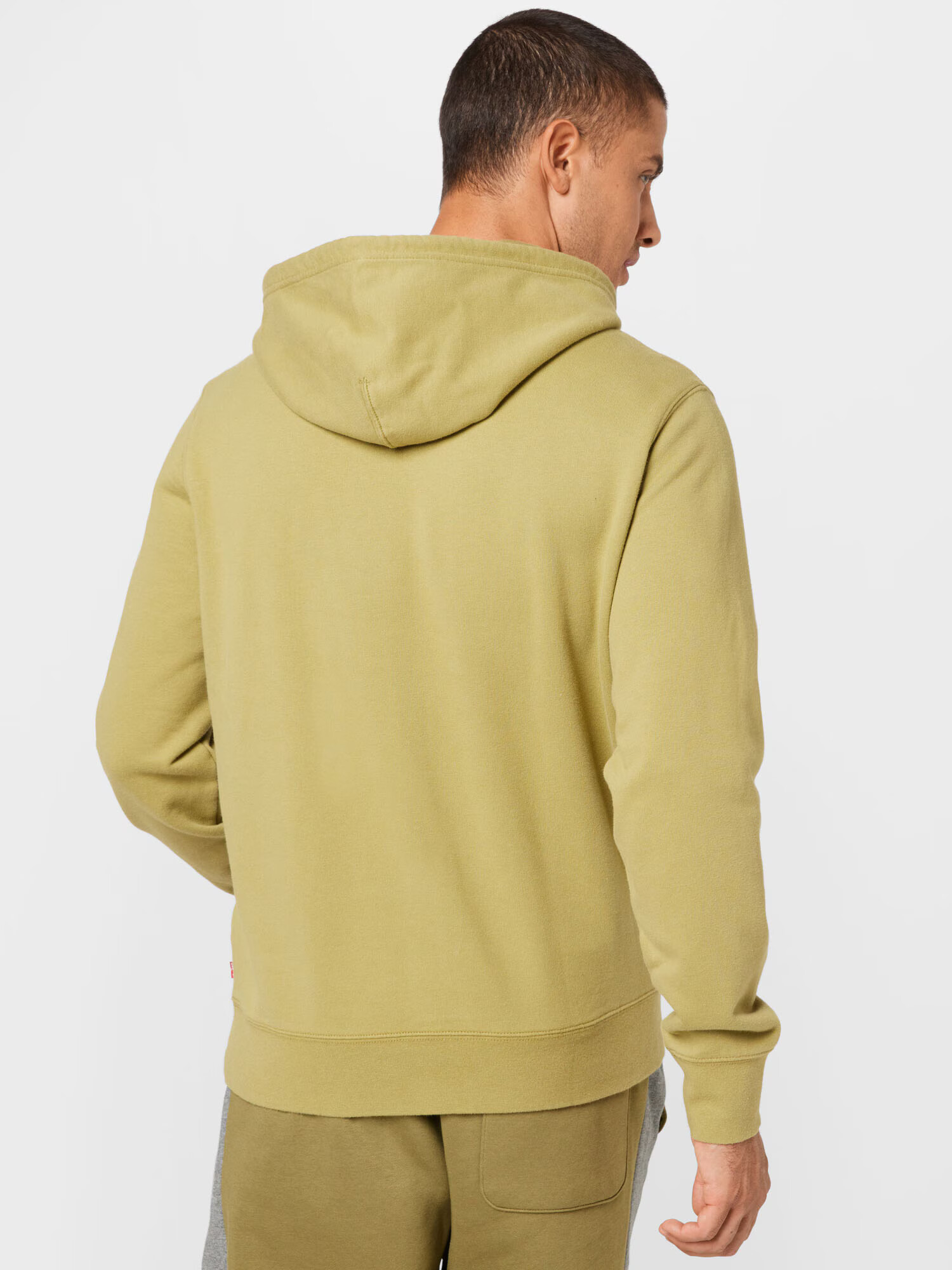 LEVI'S Mikina 'STANDARD GRAPHIC HOODIE NEUTRALS' olivová / trstinová / biela - Pepit.sk