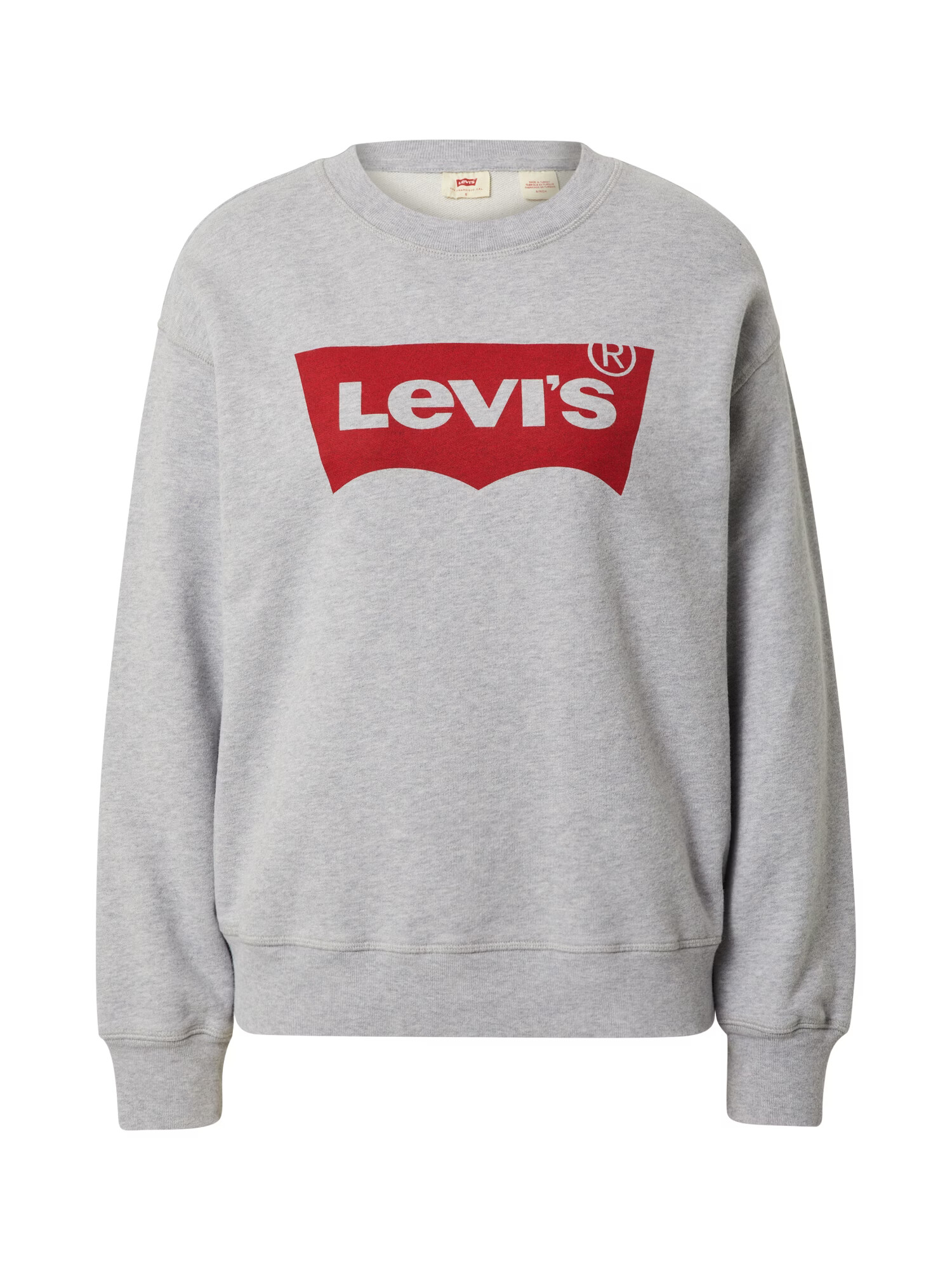 LEVI'S Mikina sivá melírovaná / červená - Pepit.sk