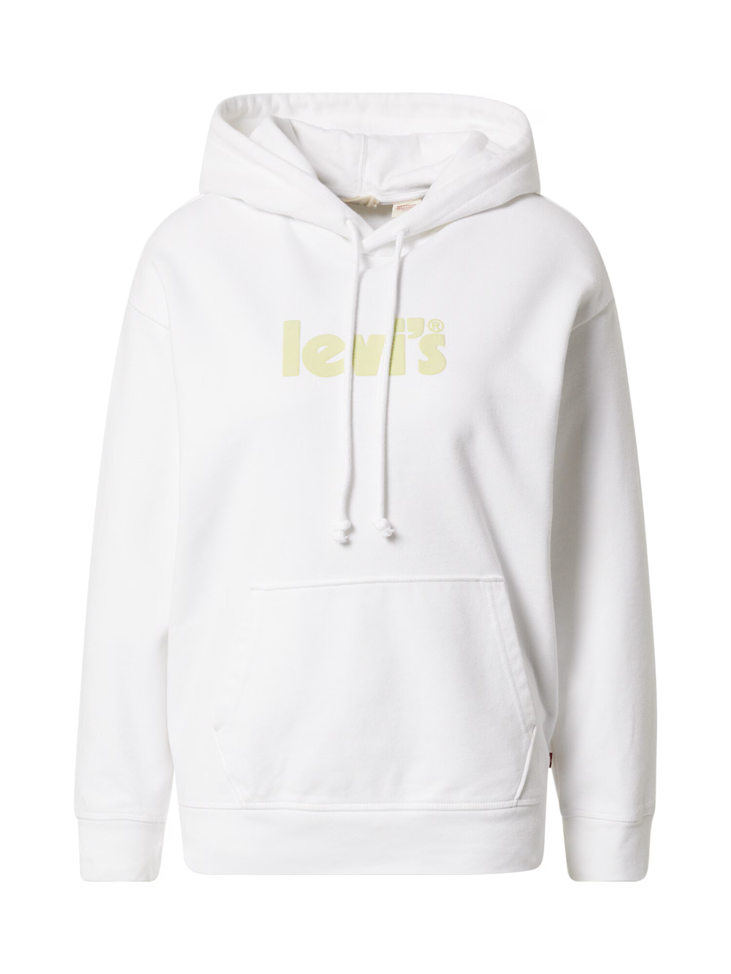 LEVI'S Mikina 'GRAPHIC STANDARD HOODIE NEUTRALS' svetložltá / biela - Pepit.sk