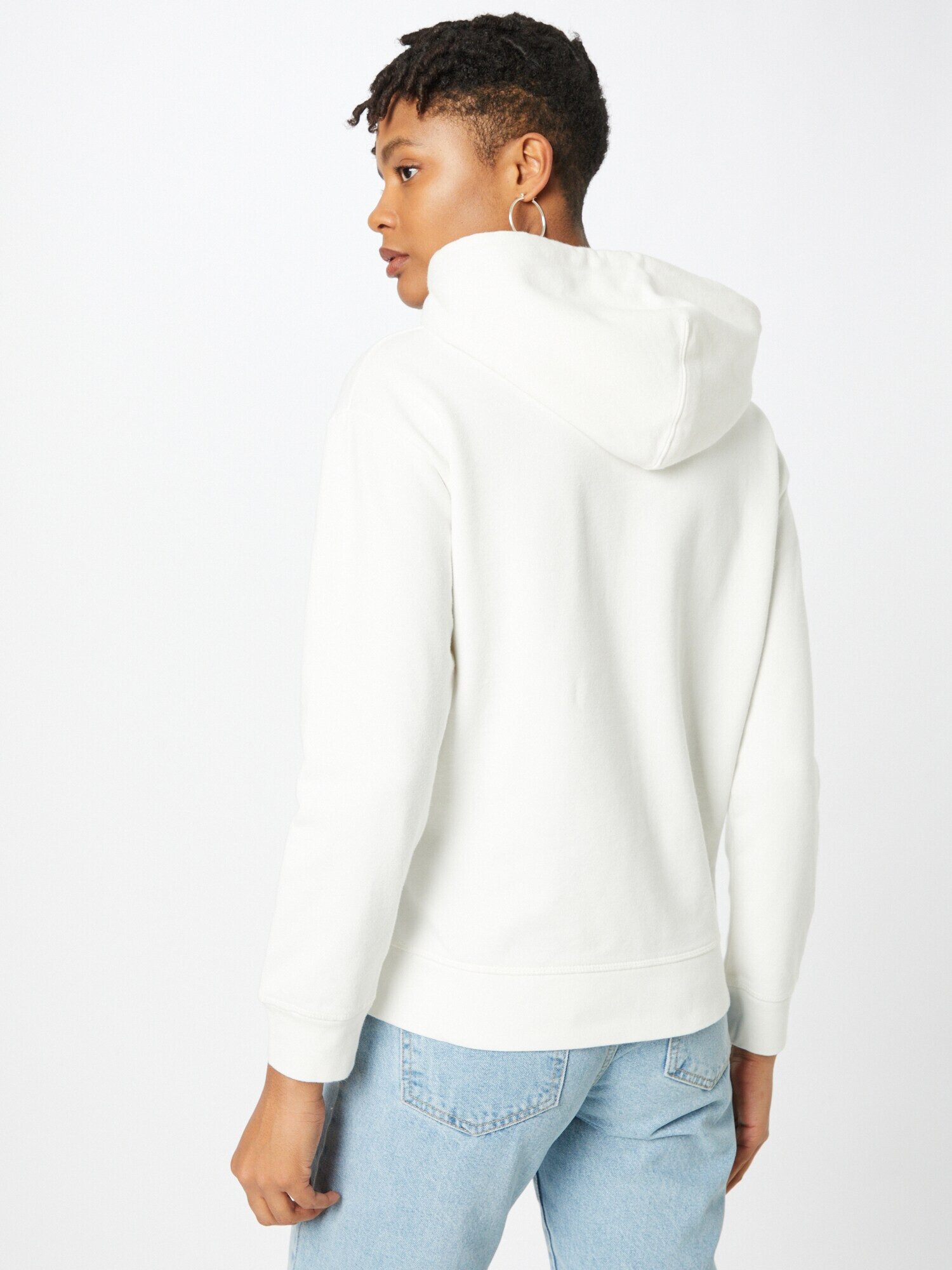 LEVI'S Mikina 'GRAPHIC STANDARD HOODIE NEUTRALS' tmavooranžová / prírodná biela - Pepit.sk