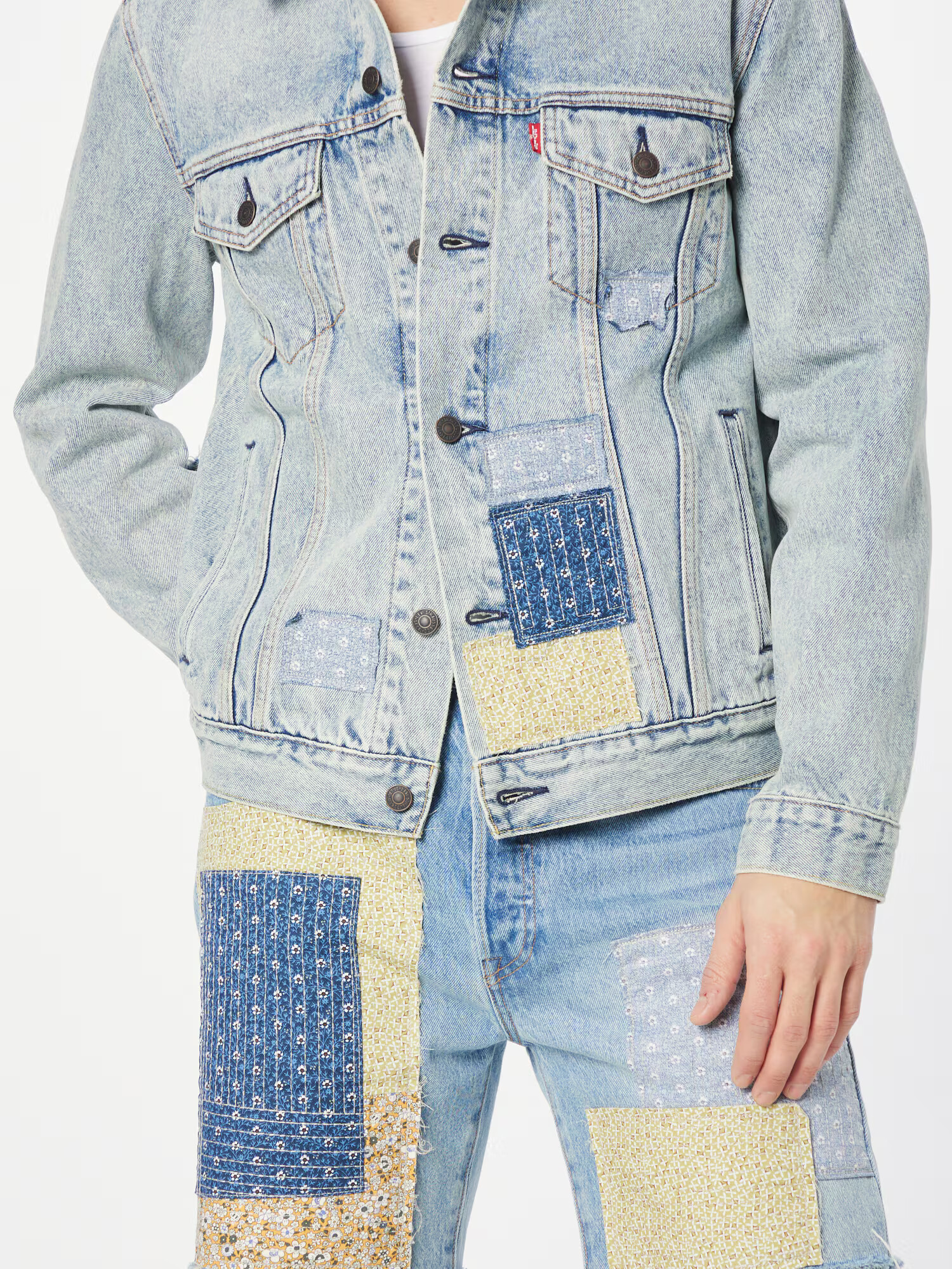 LEVI'S Prechodná bunda béžová / modrá / modrá denim - Pepit.sk