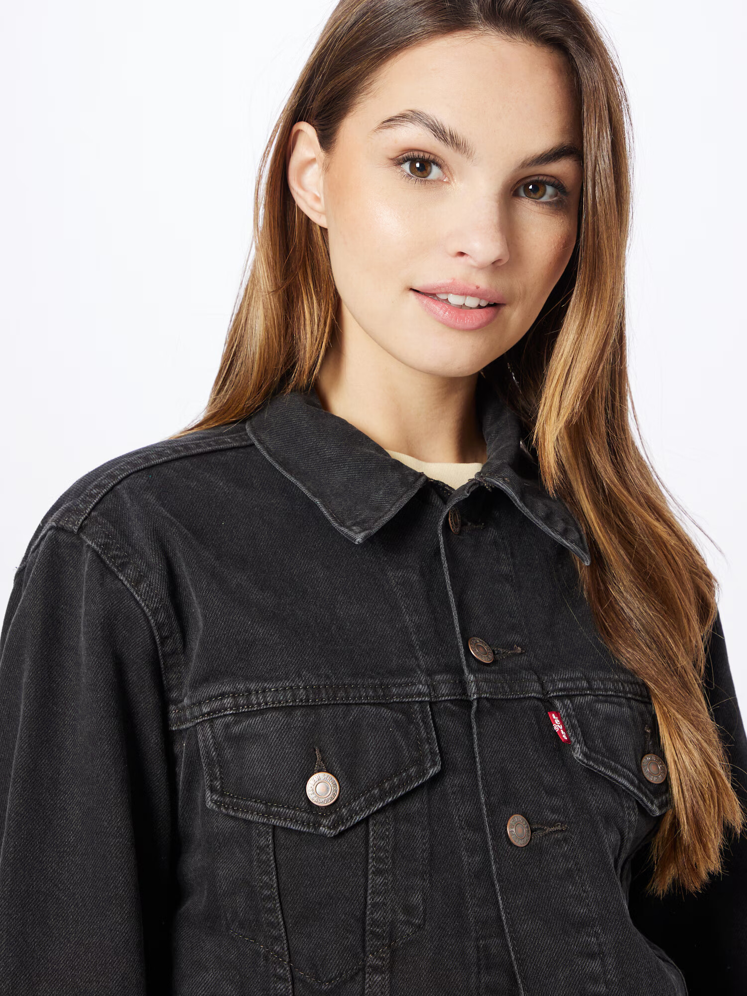 LEVI'S Prechodná bunda čierny denim - Pepit.sk