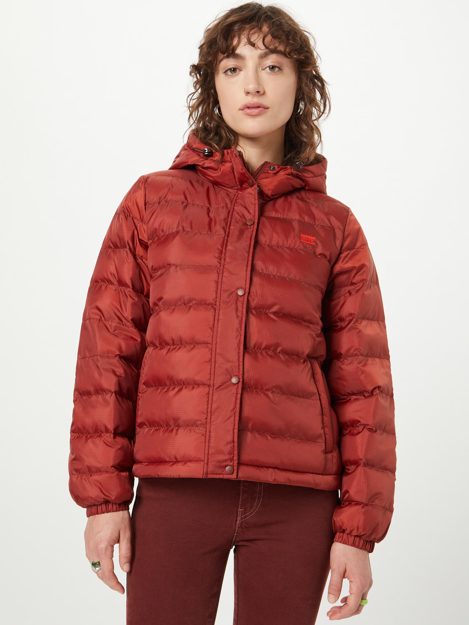 LEVI'S Prechodná bunda 'EDIE PACKABLE JACKET REDS' červená - Pepit.sk