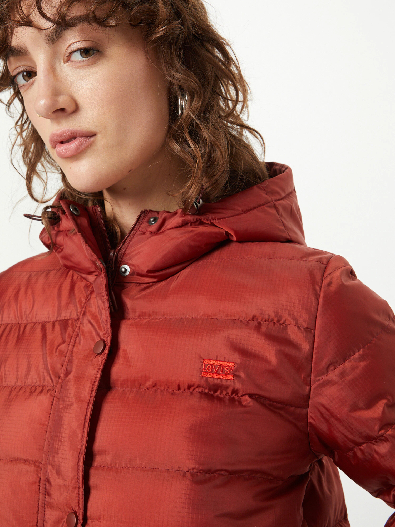 LEVI'S Prechodná bunda 'EDIE PACKABLE JACKET REDS' červená - Pepit.sk