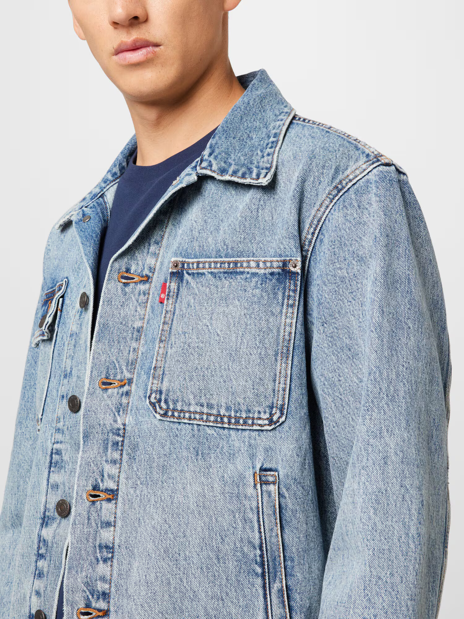 LEVI'S Prechodná bunda modrá denim - Pepit.sk