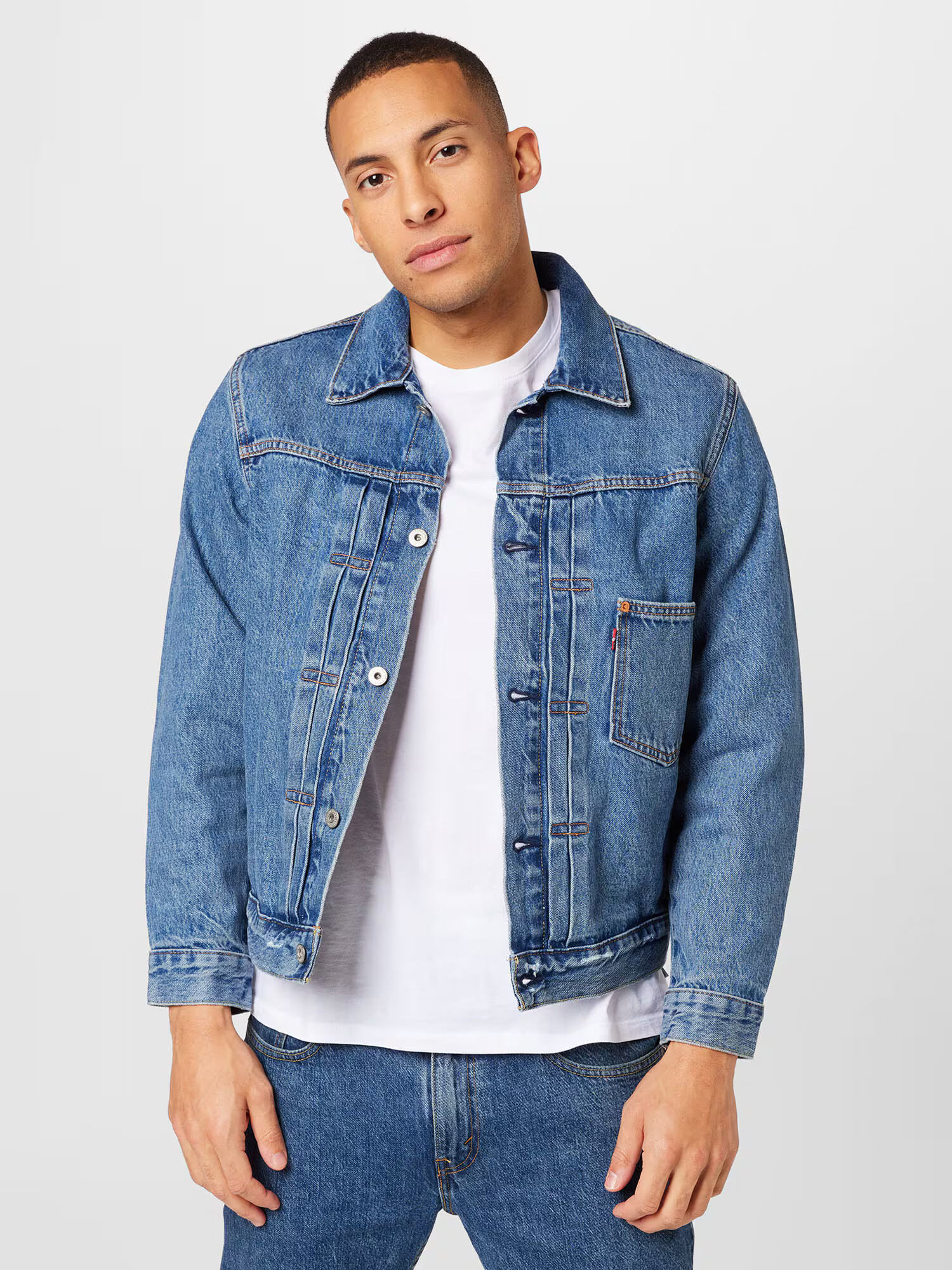 LEVI'S Prechodná bunda modrá denim - Pepit.sk