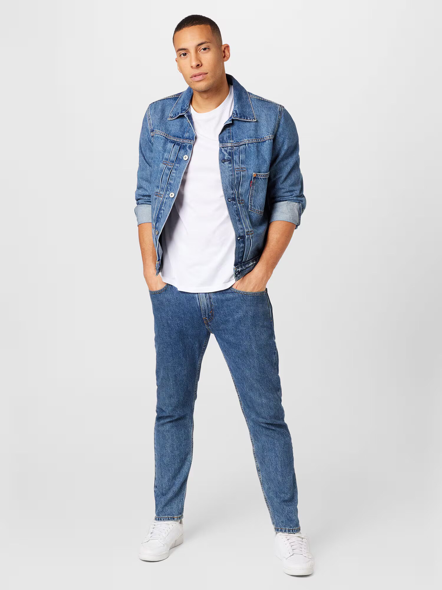 LEVI'S Prechodná bunda modrá denim - Pepit.sk