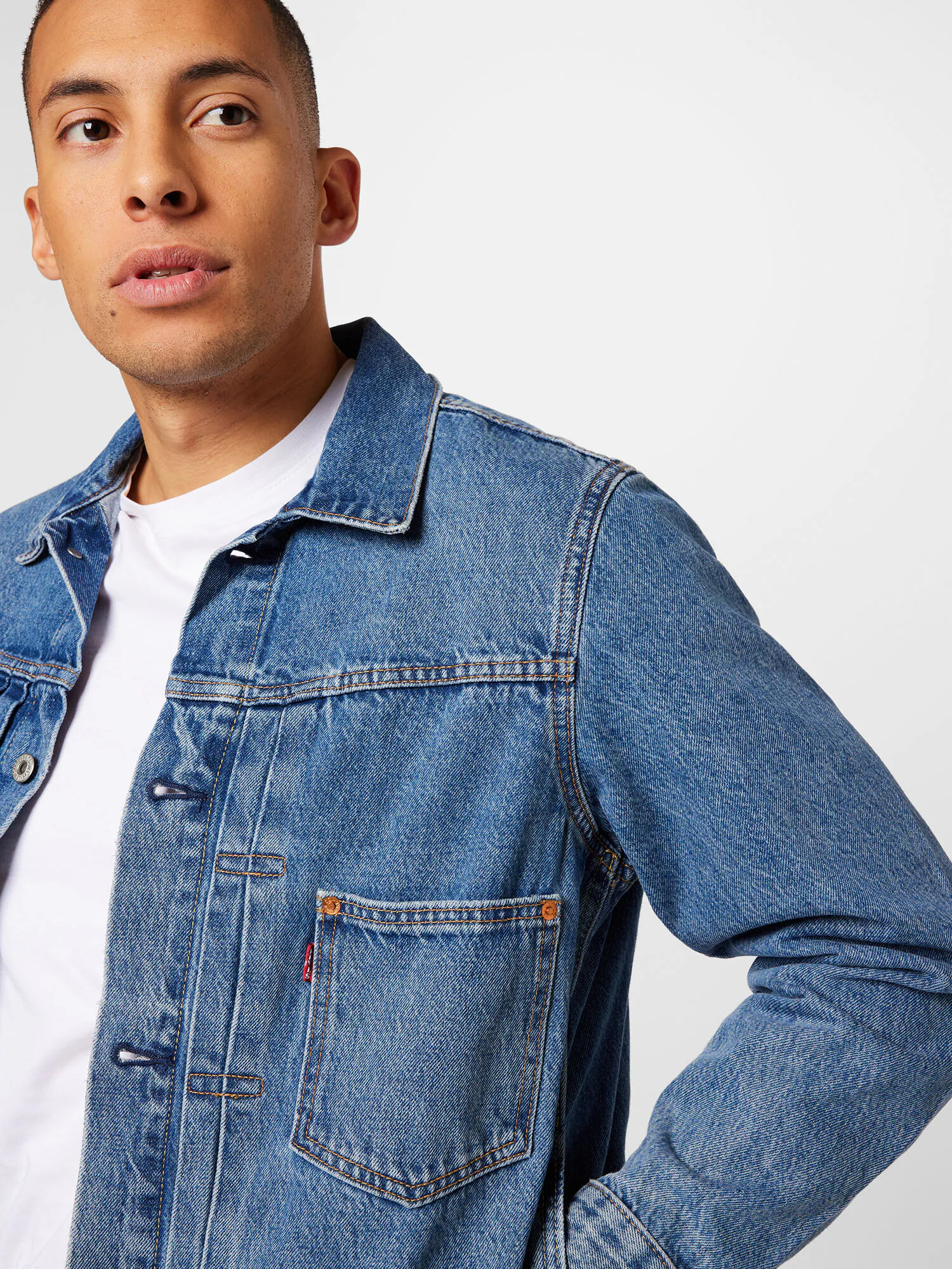 LEVI'S Prechodná bunda modrá denim - Pepit.sk