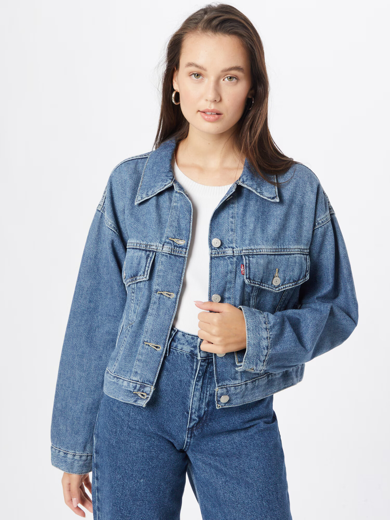 LEVI'S Prechodná bunda modrá denim - Pepit.sk