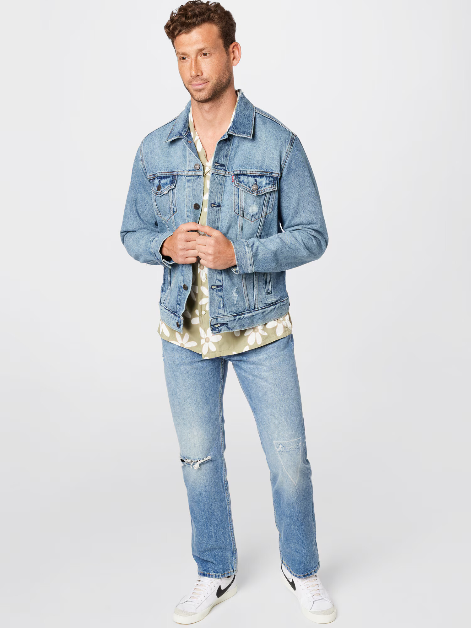 LEVI'S Prechodná bunda modrá denim - Pepit.sk