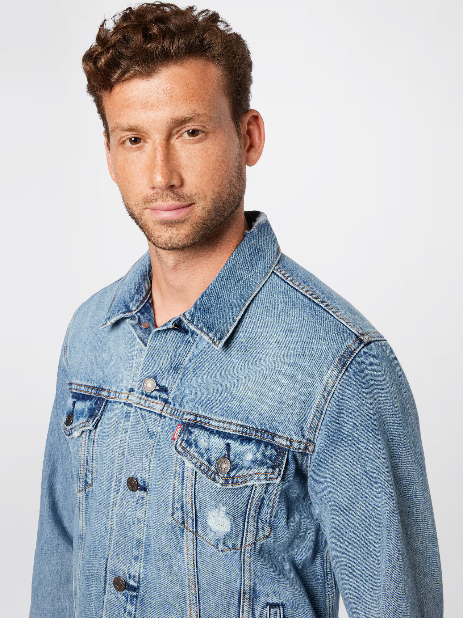 LEVI'S Prechodná bunda modrá denim - Pepit.sk