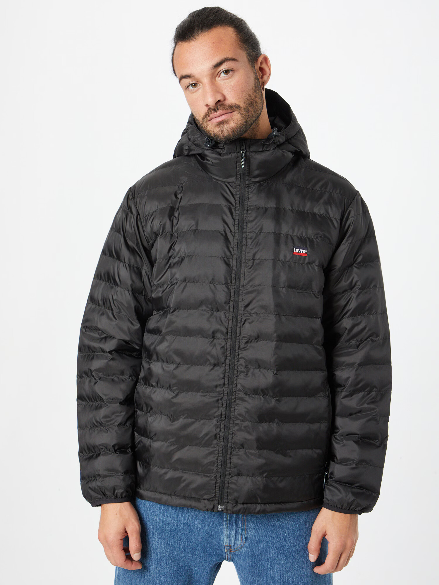 LEVI'S Prechodná bunda 'PRESIDIO PKBL HOODED JKT BLACKS' čierna - Pepit.sk