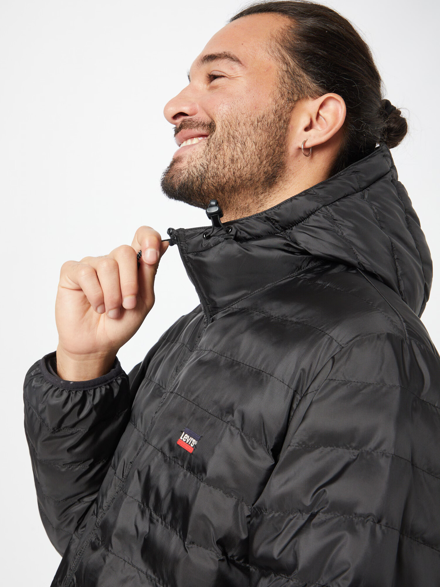 LEVI'S Prechodná bunda 'PRESIDIO PKBL HOODED JKT BLACKS' čierna - Pepit.sk