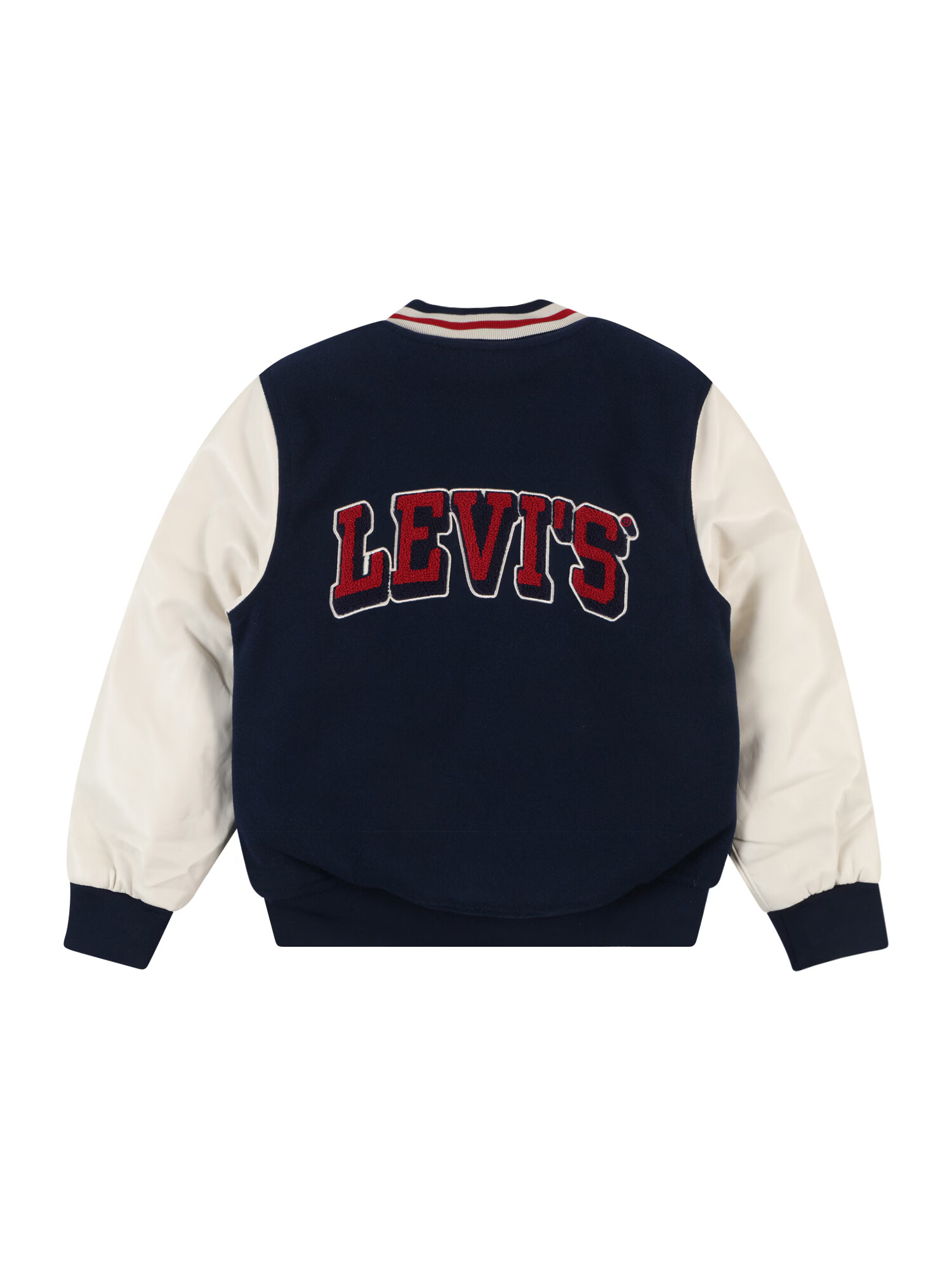 LEVI'S Prechodná bunda 'VARSITY' námornícka modrá / červená / prírodná biela - Pepit.sk