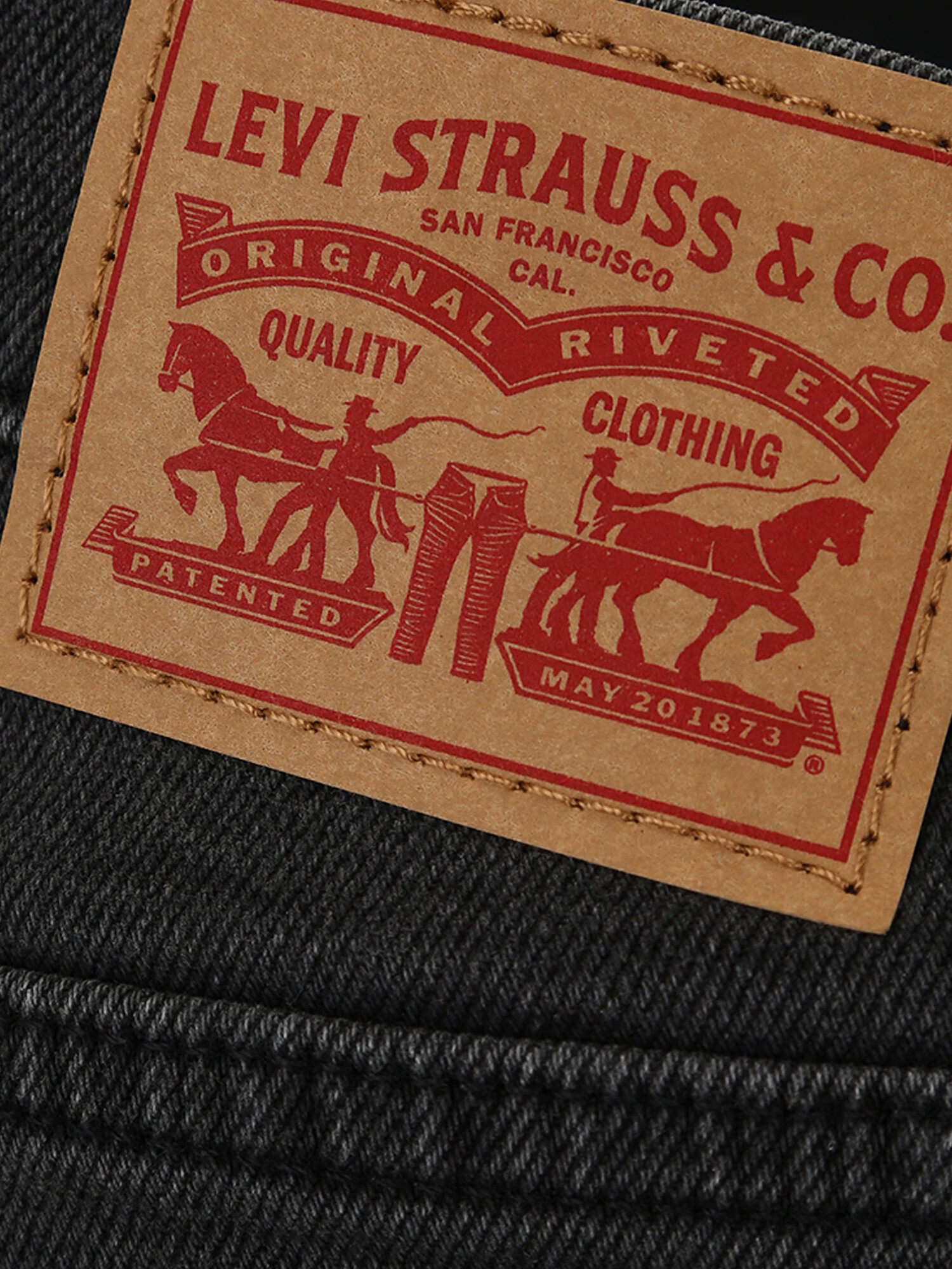 Levi's® Plus Džínsy čierny denim - Pepit.sk