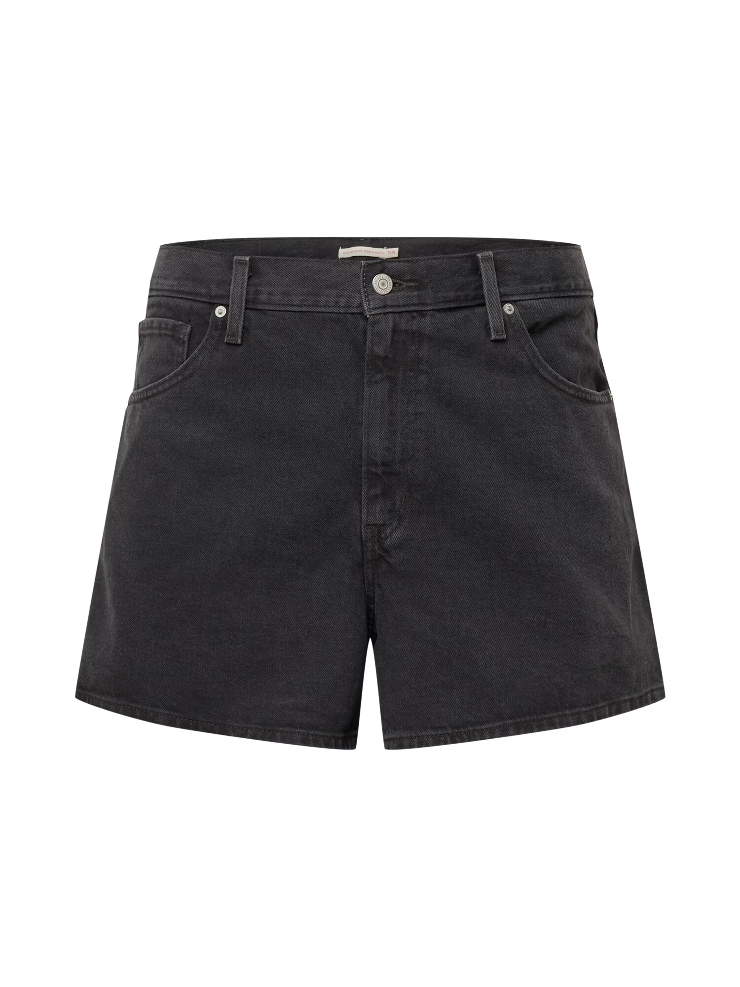 Levi's® Plus Džínsy 'PLUS HW MOM SHORT LIGHT INDIGO - WORN IN' čierny denim - Pepit.sk