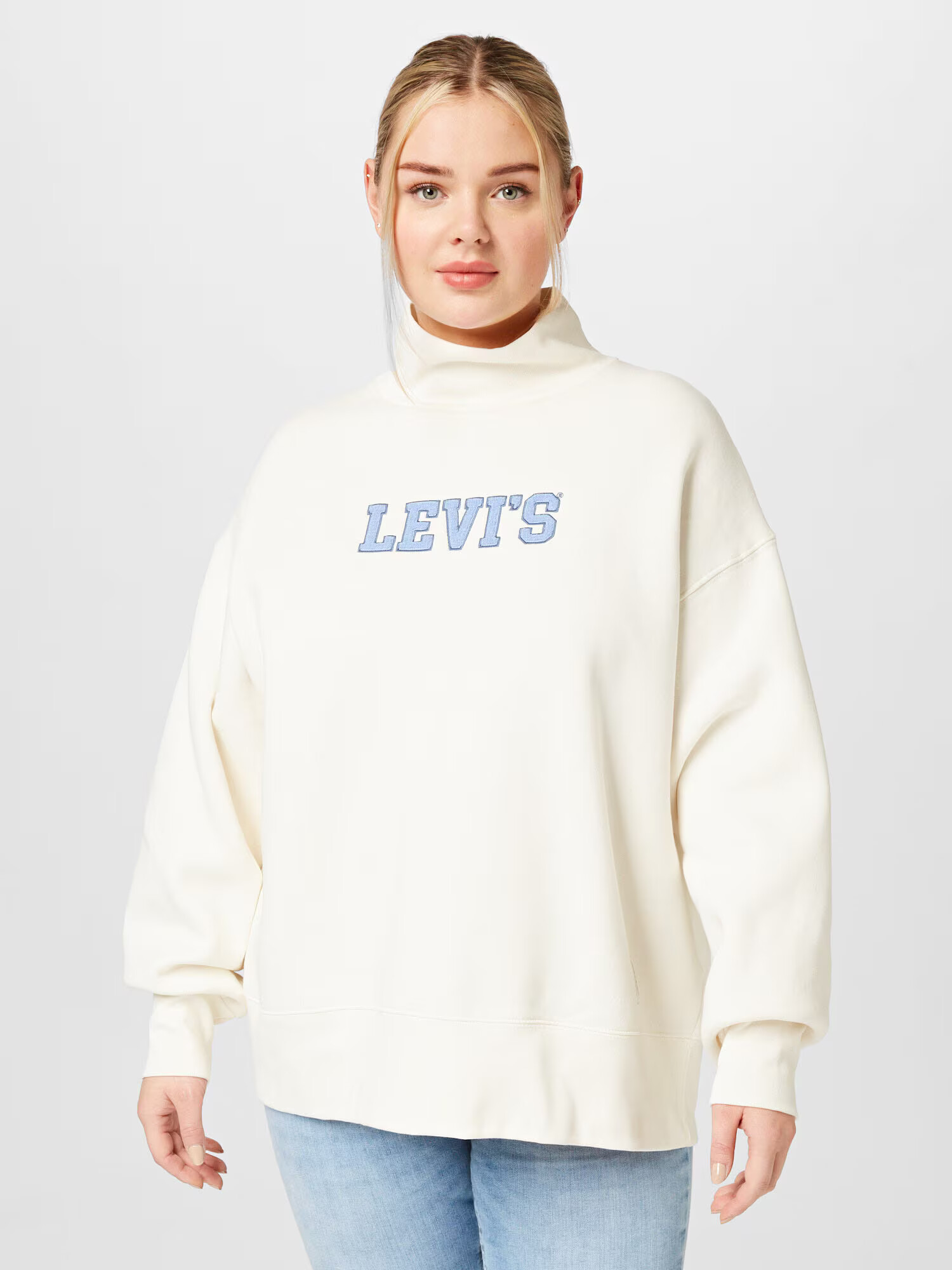 Levi's® Plus Mikina slonová kosť / dymovo modrá - Pepit.sk