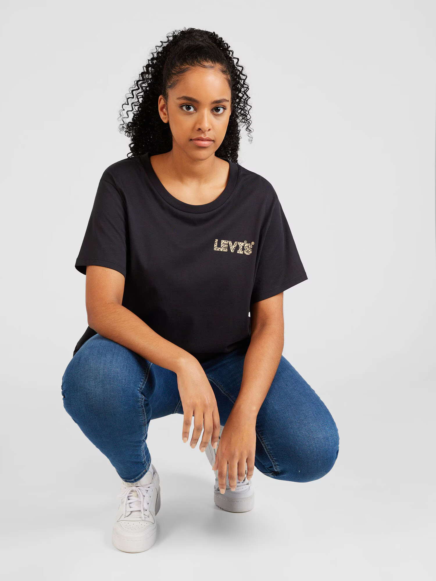 Levi's® Plus Tričko 'PERFECT' béžová / čierna - Pepit.sk