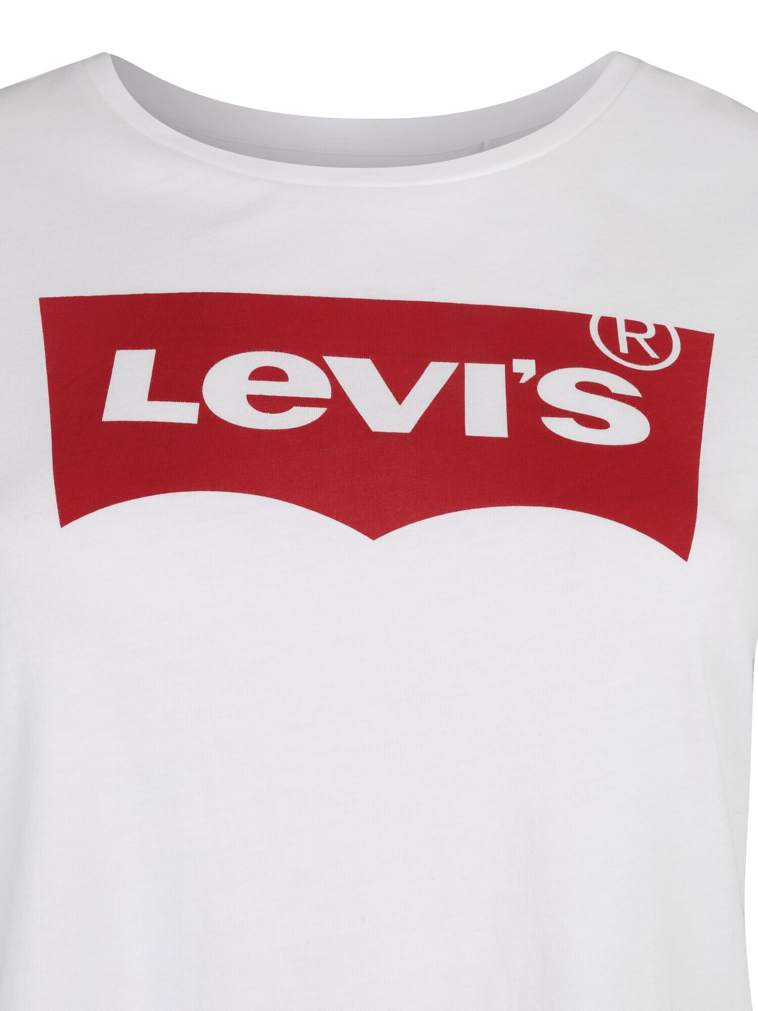 Levi's® Plus Tričko 'PL PERFECT TEE NEUTRALS' červená / biela - Pepit.sk