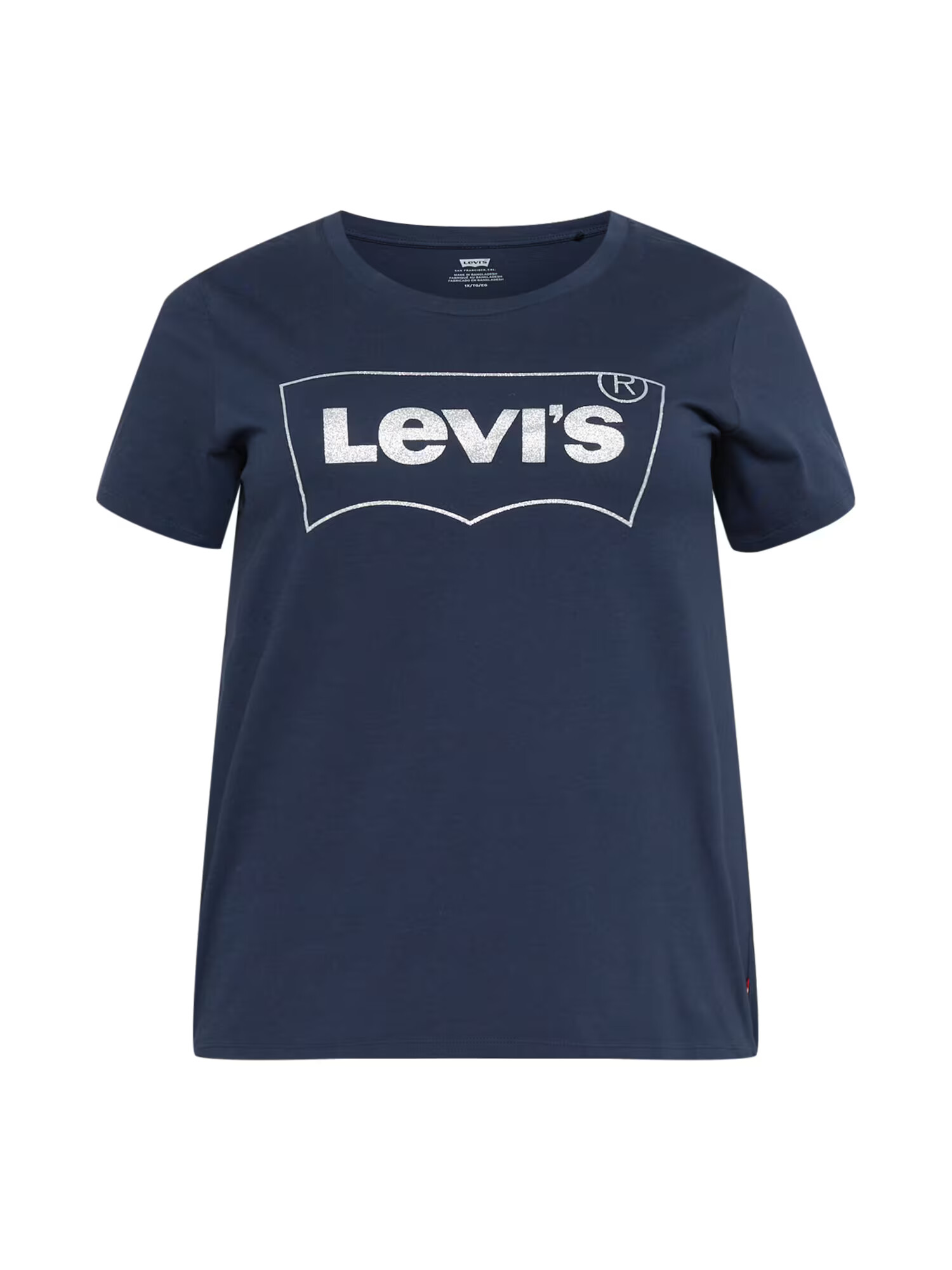 Levi's® Plus Tričko tmavomodrá / strieborná - Pepit.sk