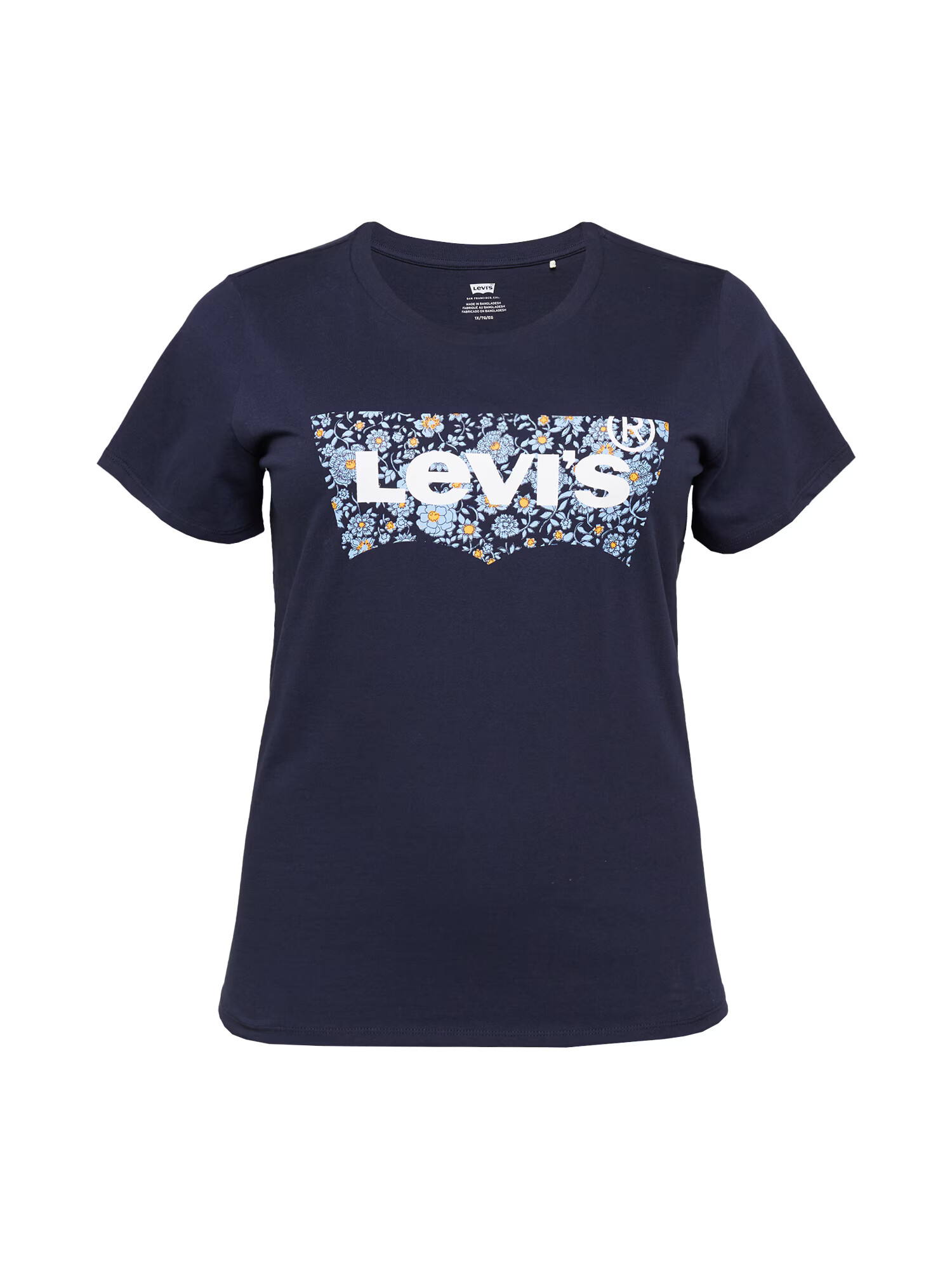 Levi's® Plus Tričko tmavomodrá / svetlomodrá / žltá / biela - Pepit.sk