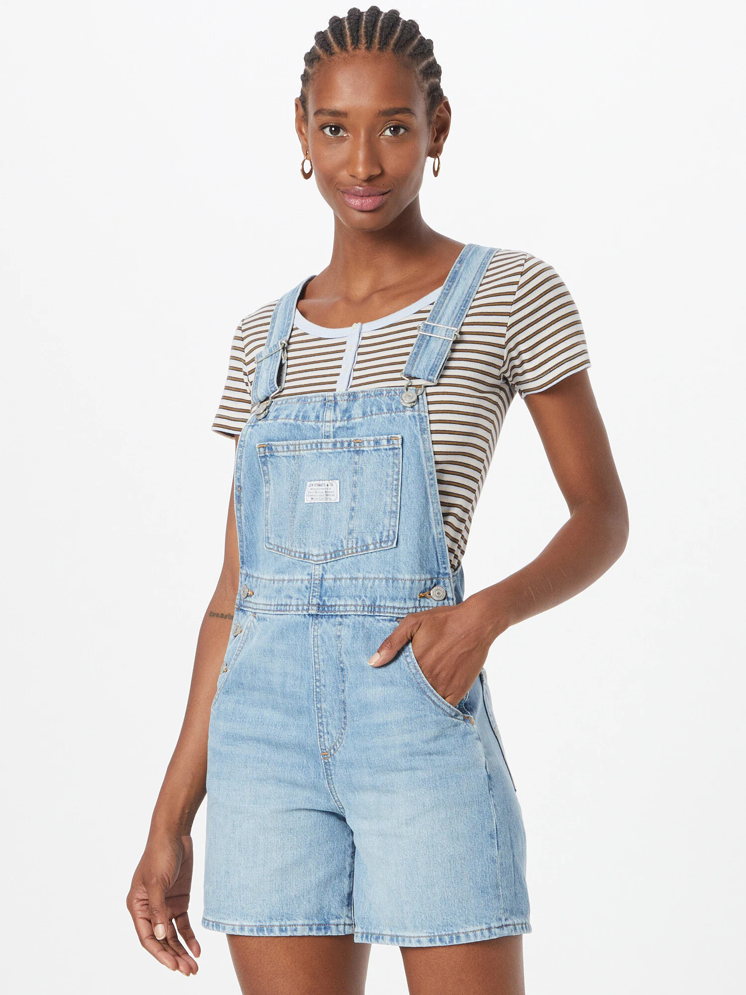 LEVI'S Rifle na traky 'VINTAGE SHORTALL' modrá denim - Pepit.sk