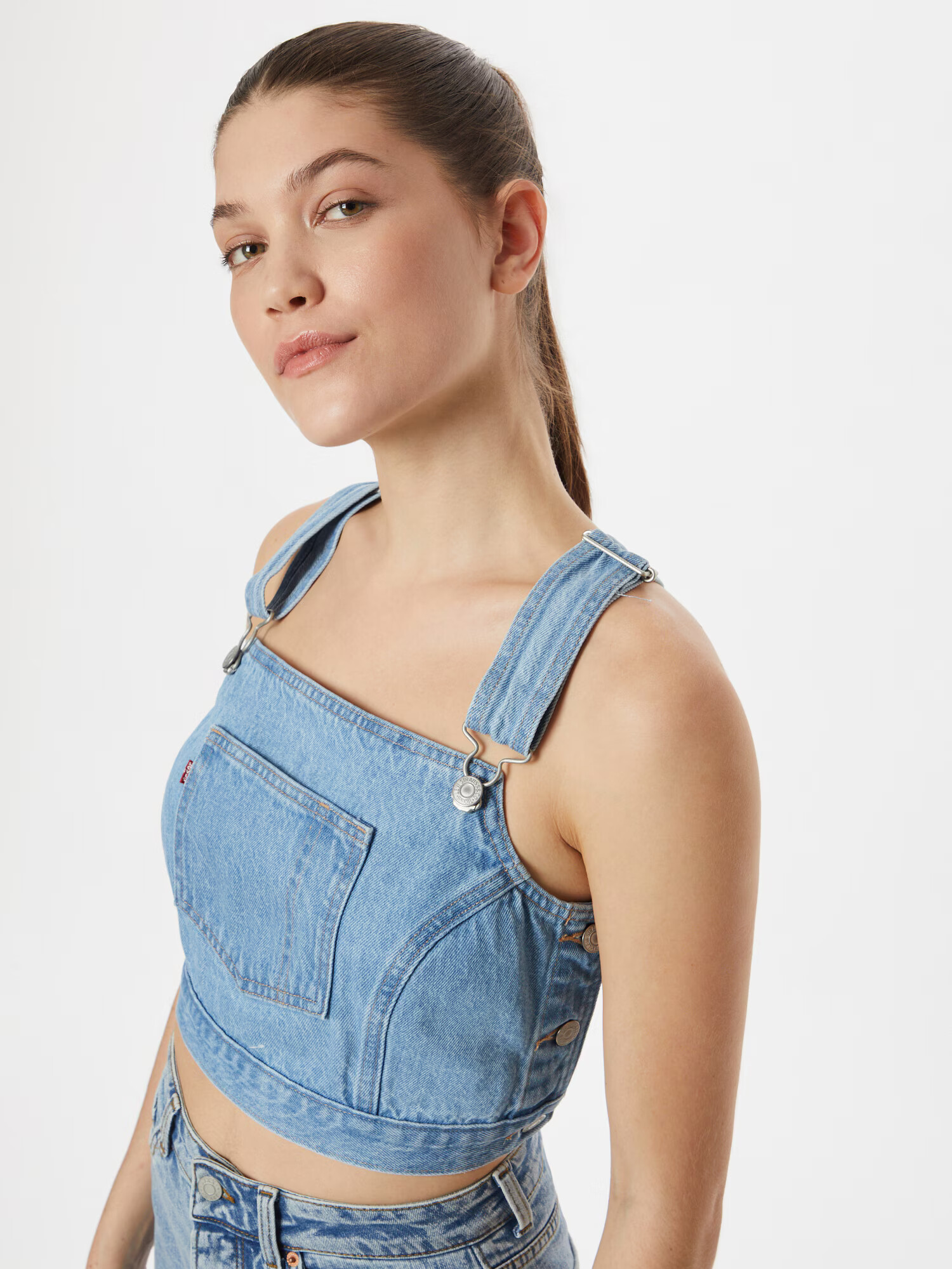 LEVI'S Top modrá denim - Pepit.sk