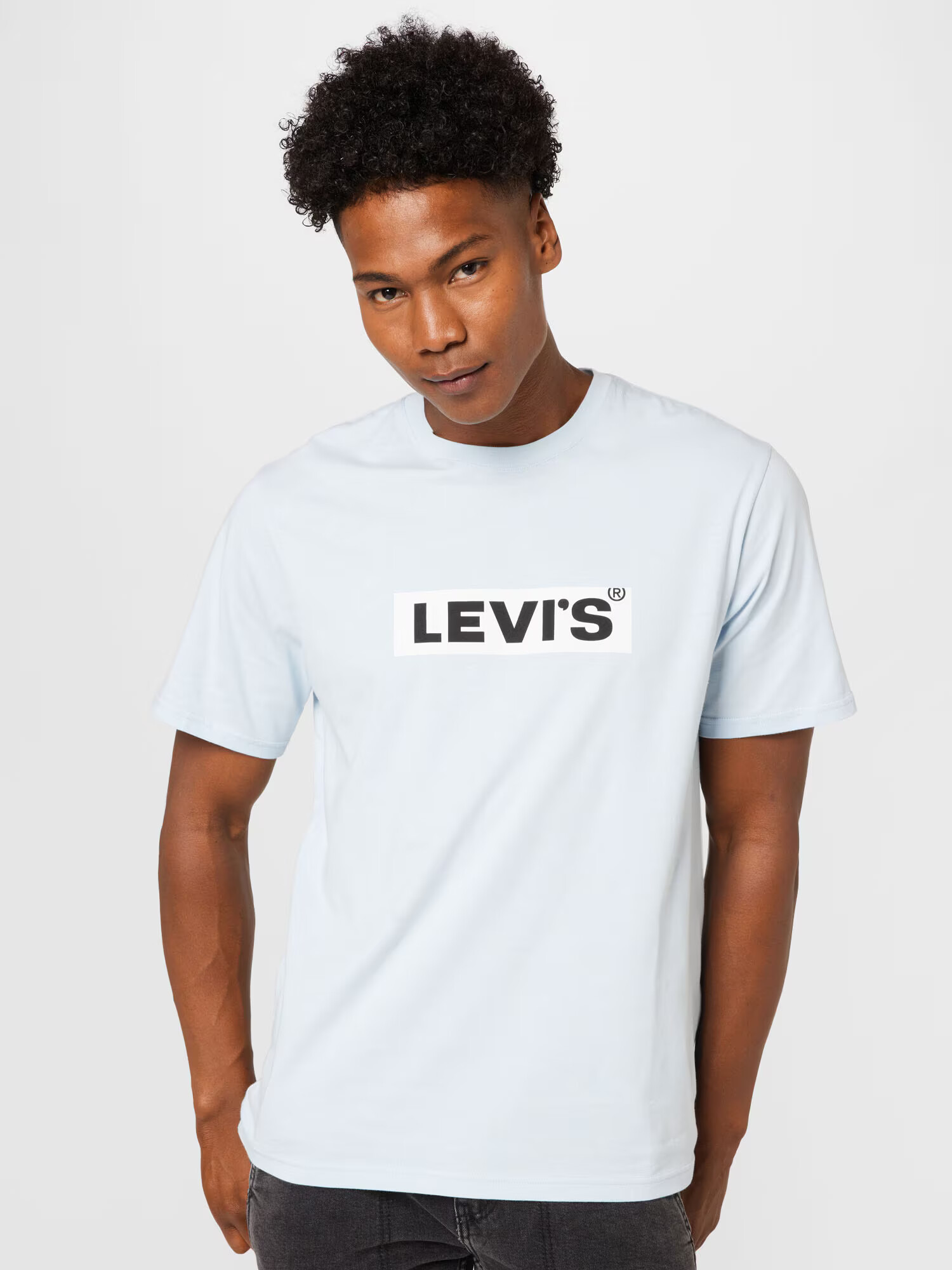 LEVI'S Tričko 'LSE_SS RELAXED FIT TEE BLUES' azúrová / čierna / biela - Pepit.sk