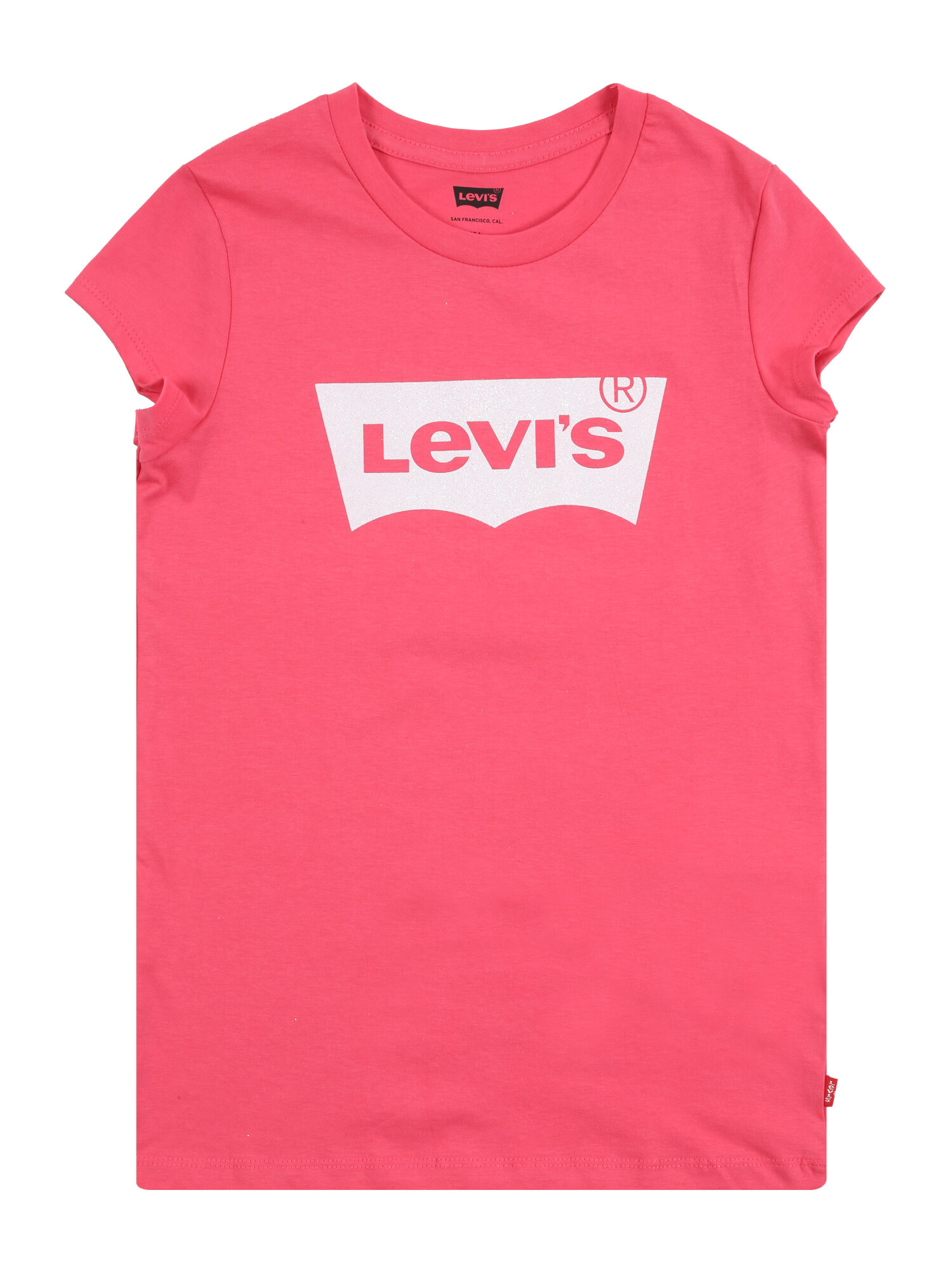 LEVI'S Tričko 'Batwing' ružová / biela - Pepit.sk