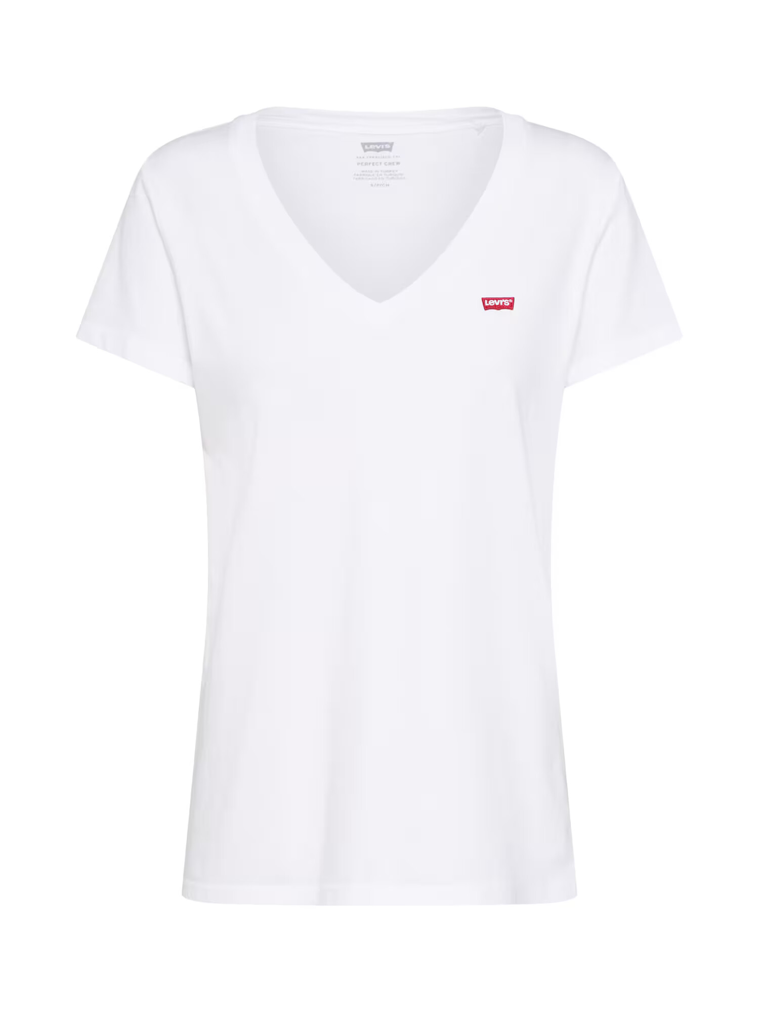 LEVI'S Tričko 'PERFECT VNECK NEUTRALS' červená / biela - Pepit.sk