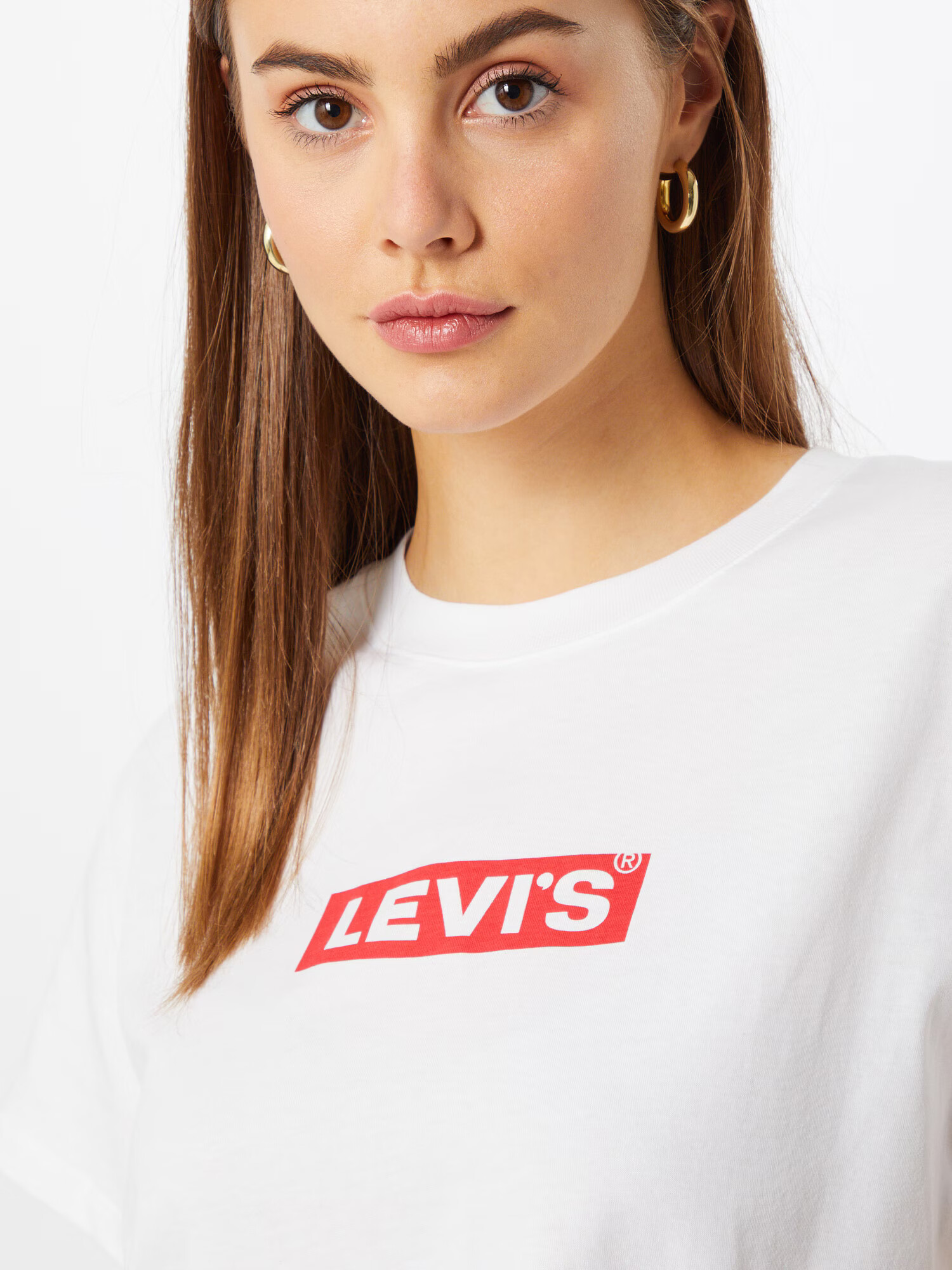 LEVI'S Tričko červená / biela - Pepit.sk