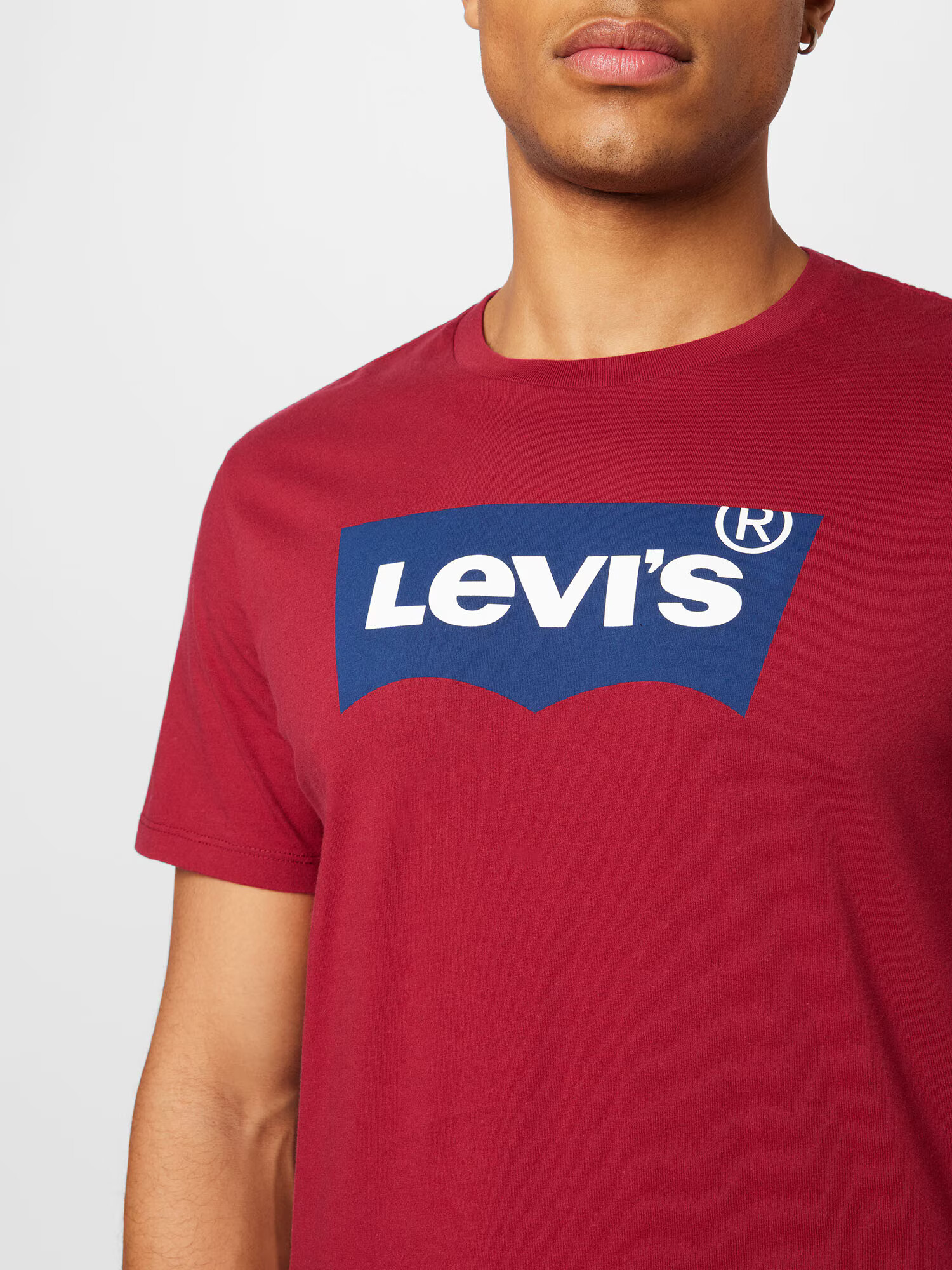 LEVI'S Tričko červená / vínovo červená / biela - Pepit.sk