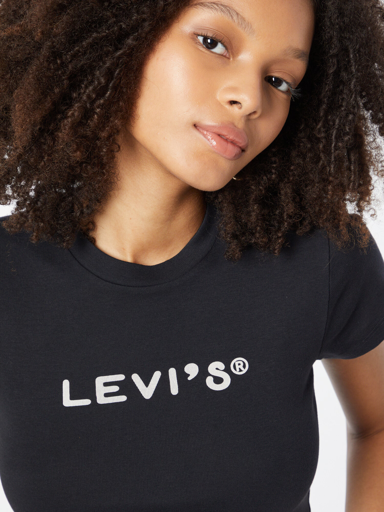 LEVI'S Tričko 'GRAPHIC MINI TEE BLACKS' čierna / biela - Pepit.sk