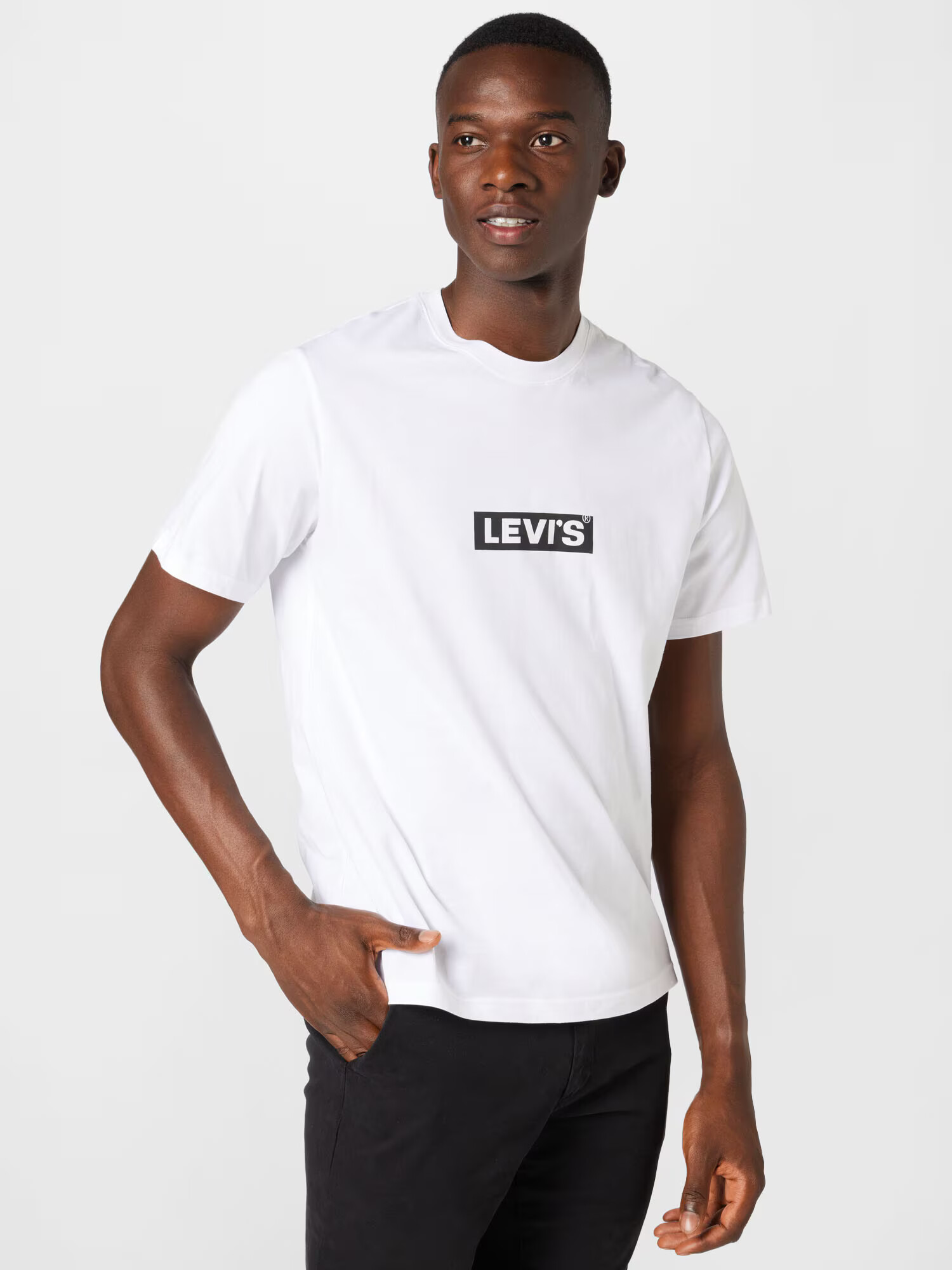 LEVI'S Tričko 'LSE_SS RELAXED FIT TEE NEUTRALS' čierna / biela - Pepit.sk