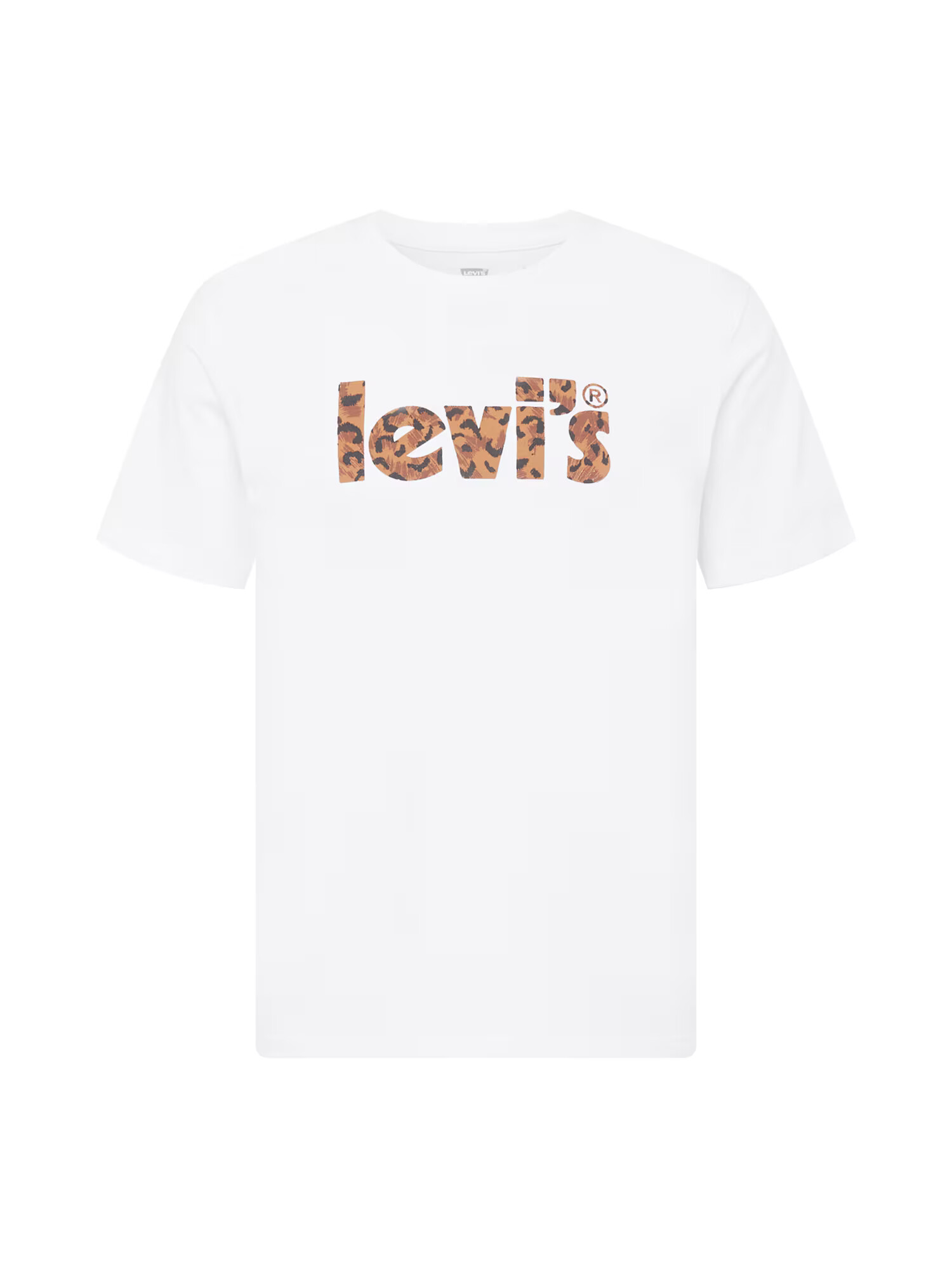 LEVI'S Tričko 'LSE_GRAPHIC CREWNECK TE NEUTRALS' hnedá / karamelová / čierna / biela - Pepit.sk