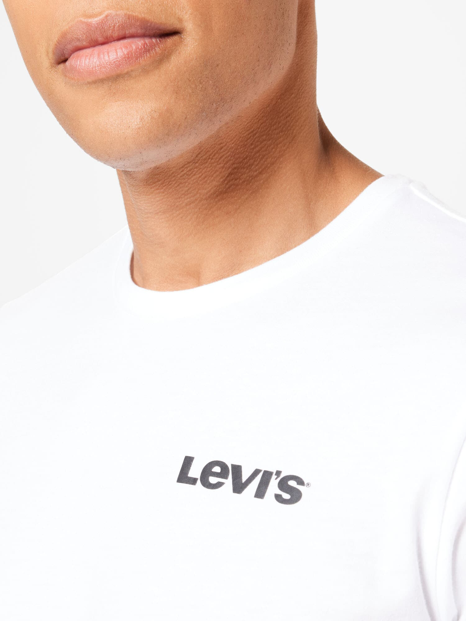 LEVI'S Tričko 'GRAPHIC CREWNECK TEE NEUTRALS' oranžová / čierna / biela - Pepit.sk