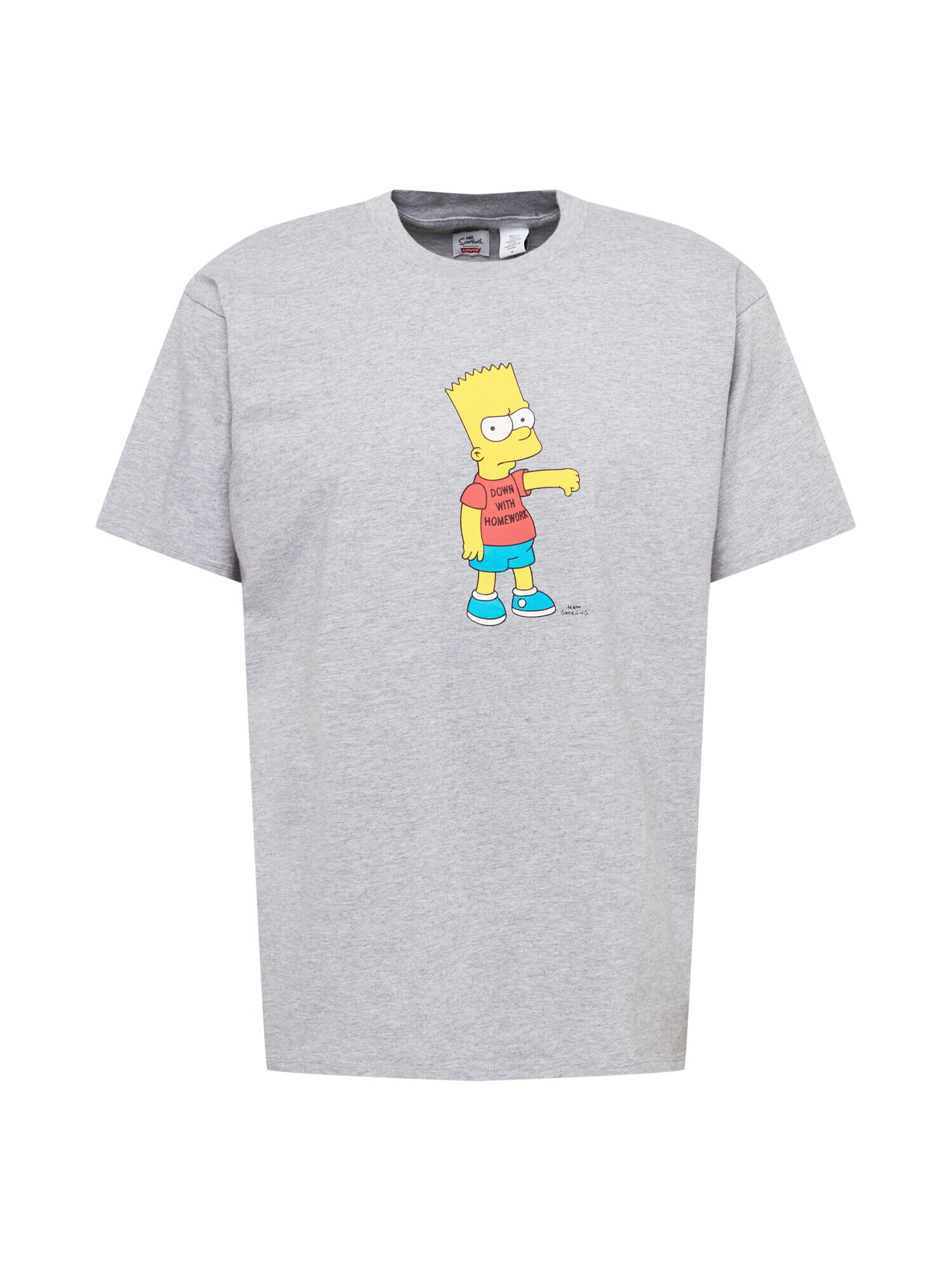 LEVI'S Tričko 'SIMPSONS' tyrkysová / žltá / sivá melírovaná / svetločervená / biela - Pepit.sk